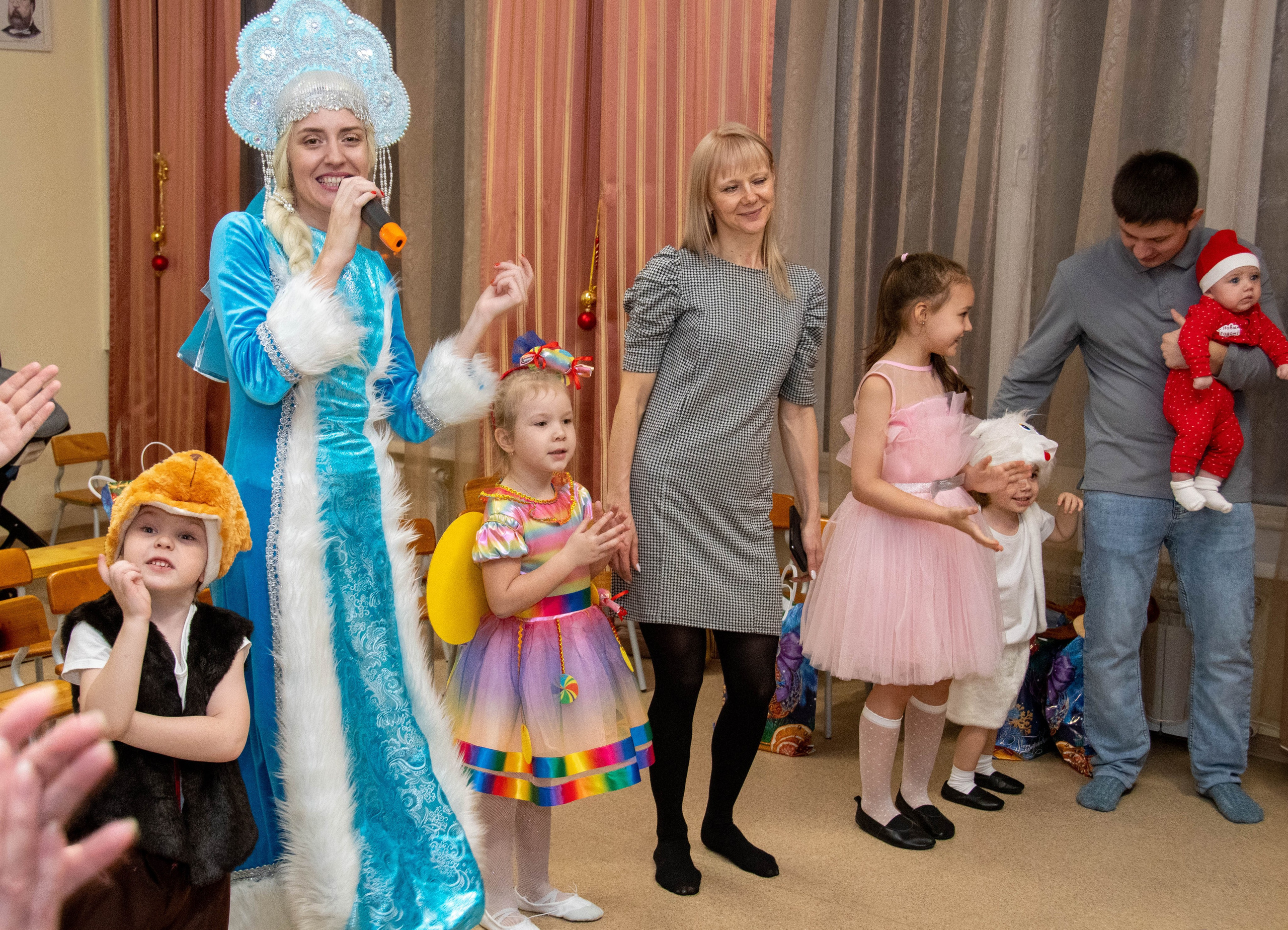 2023 Новый год. Акварель, Первомайка. Репортажный и детский фотограф в Новосибирске