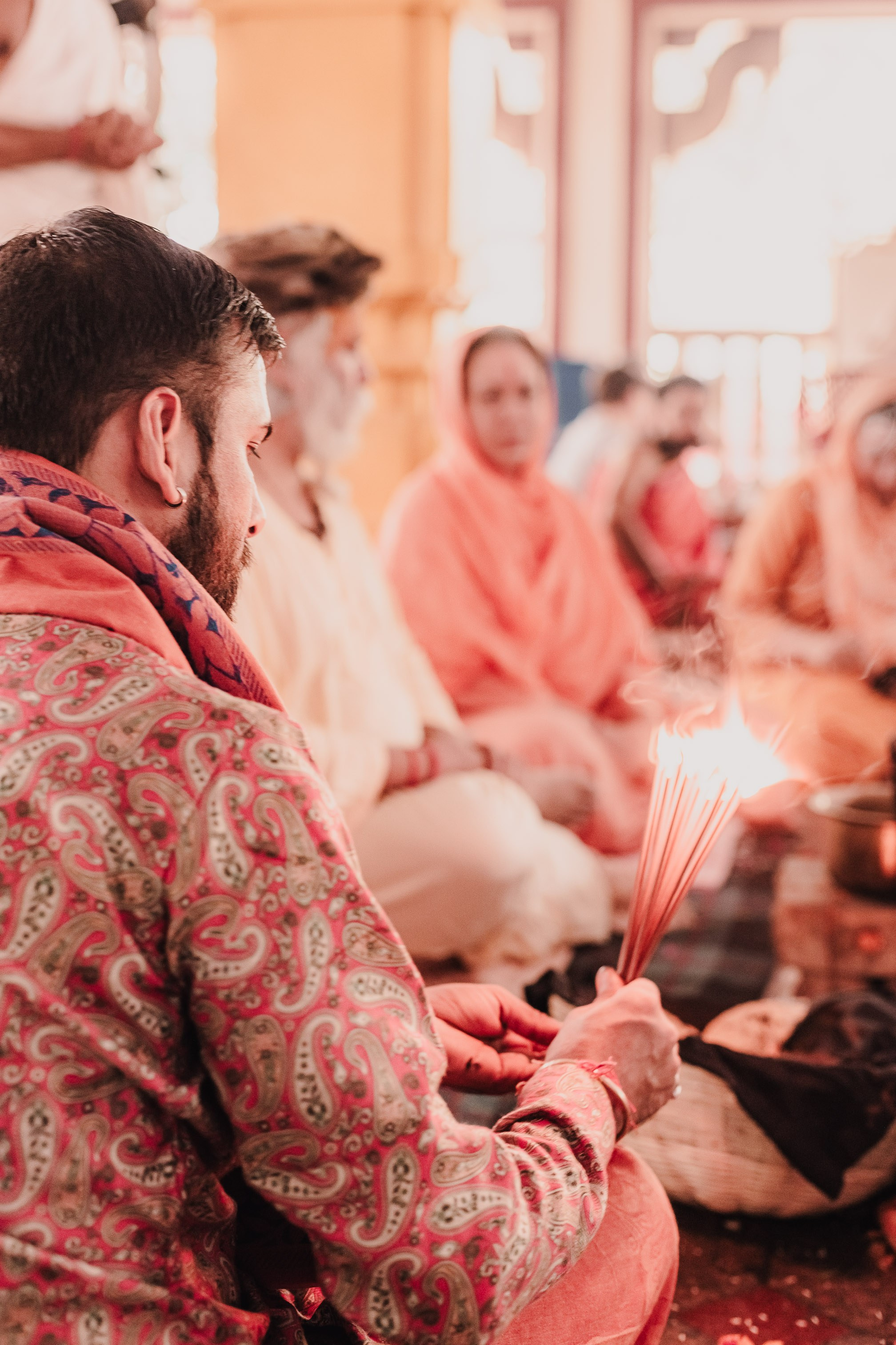Navaratri yajna at Devraha Baba Ji ashram. Мариам Багдасарян