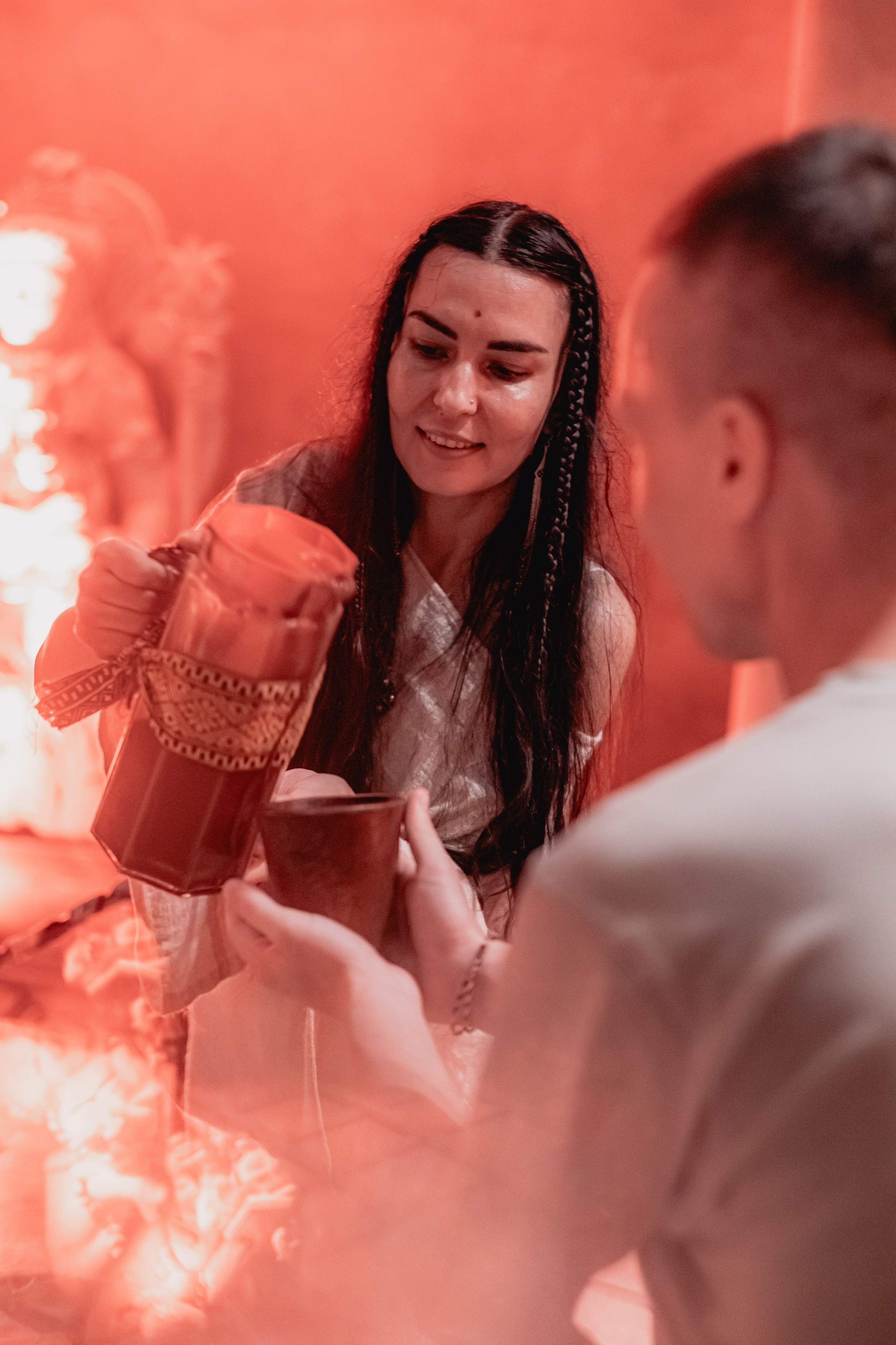 Cacao ceremony Full moon jan w Juan. Mariam Bagdasaryan