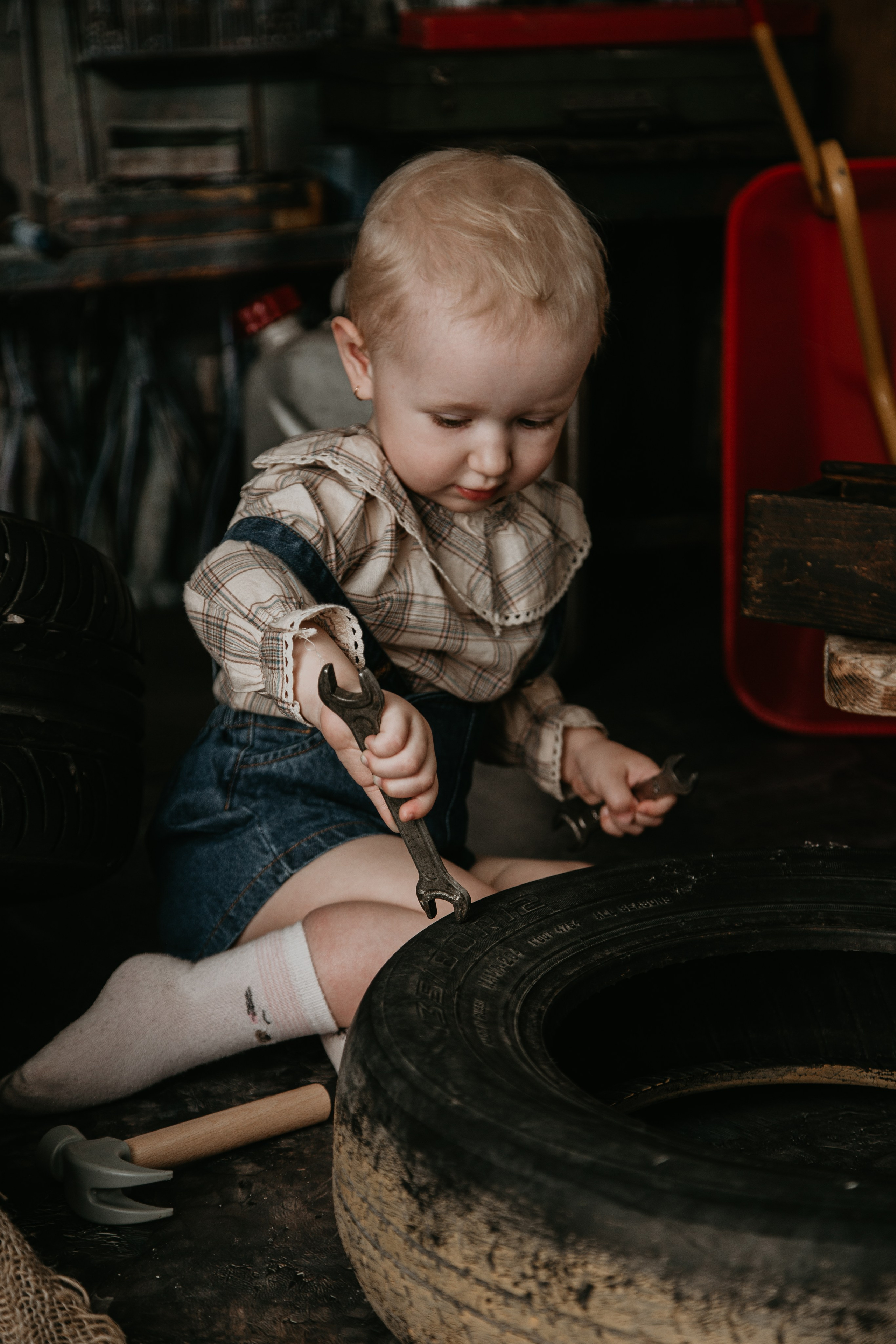 Фотосессия в стиле гараж