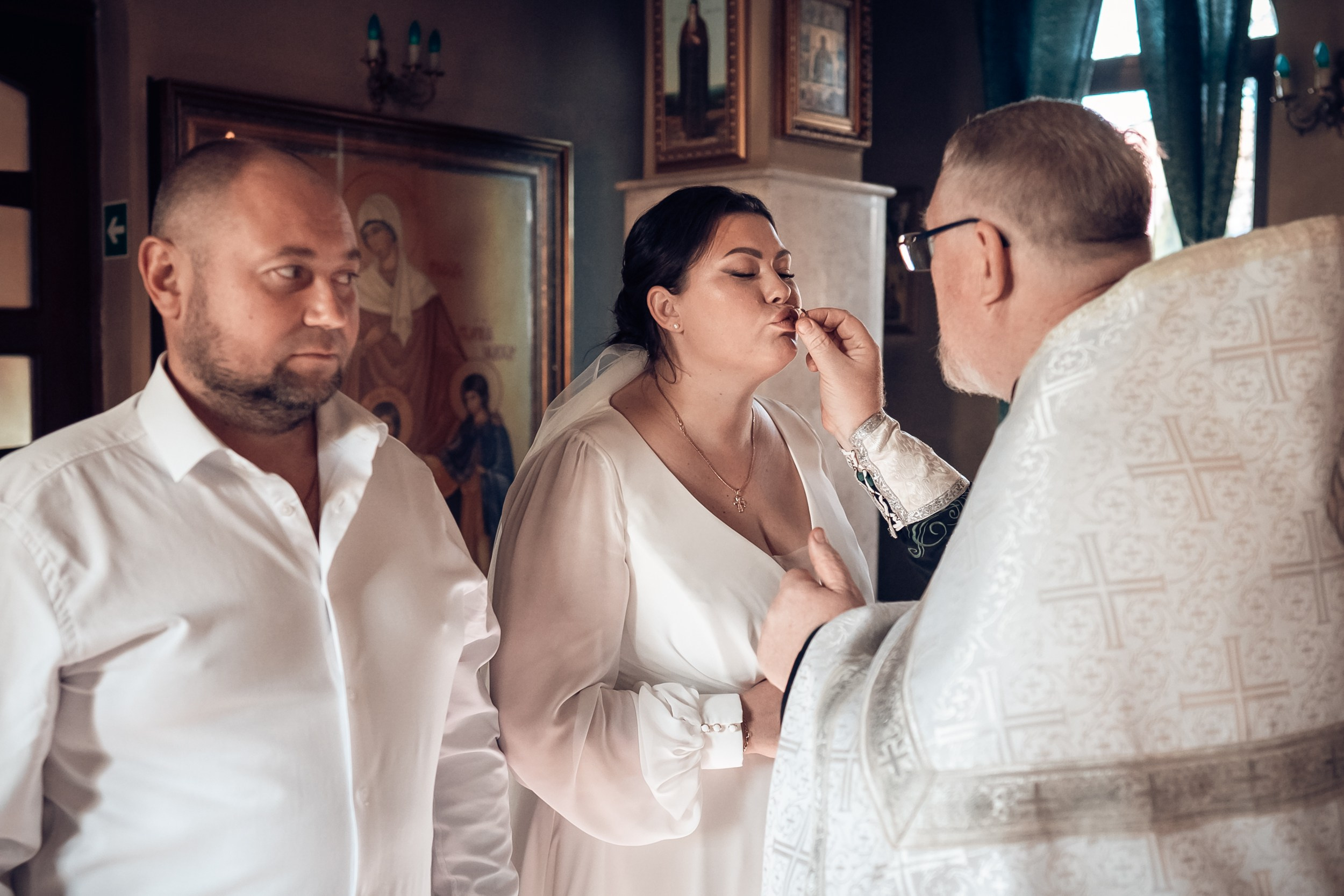 Венчание в храме Прп. Сергия Радонежского с. Орлиное. Церковный фотограф Севастополь