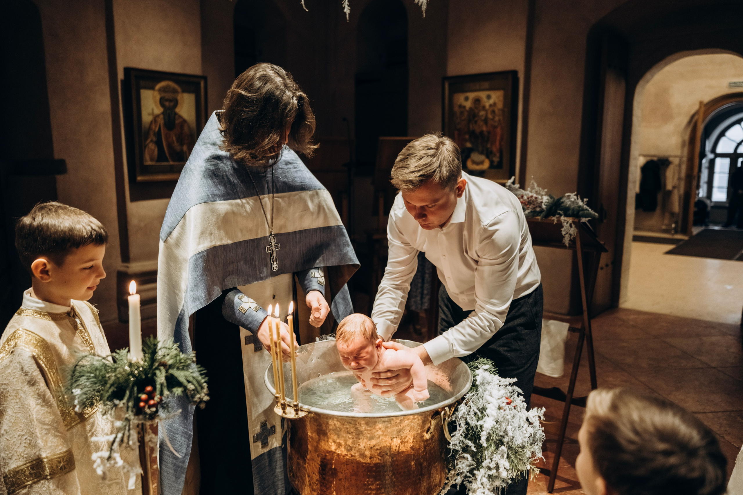 Крещение Александра. Главная