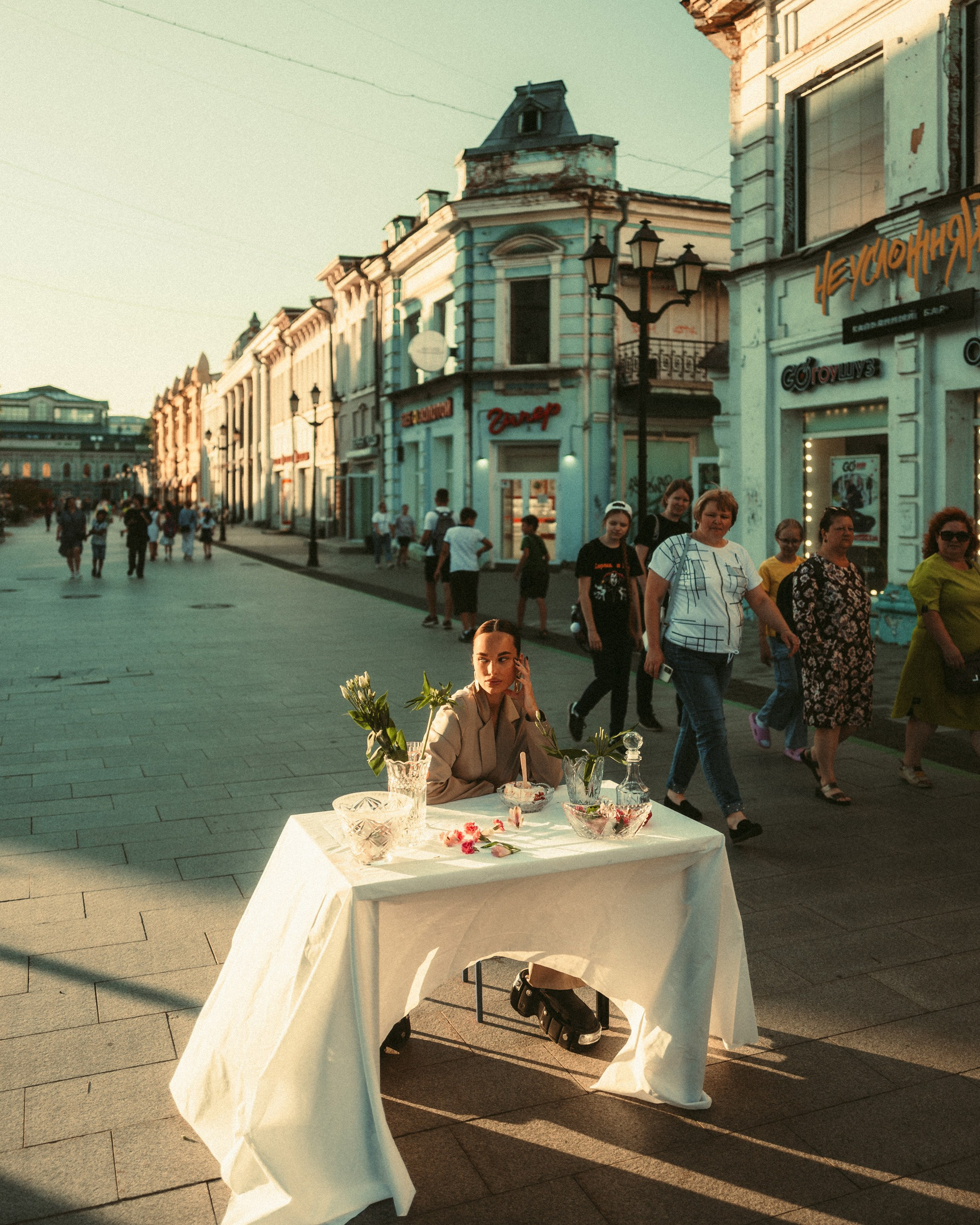 На Арбате. Никита Линейцев — индивидуальный портретный фотограф в Москве и Иркутске