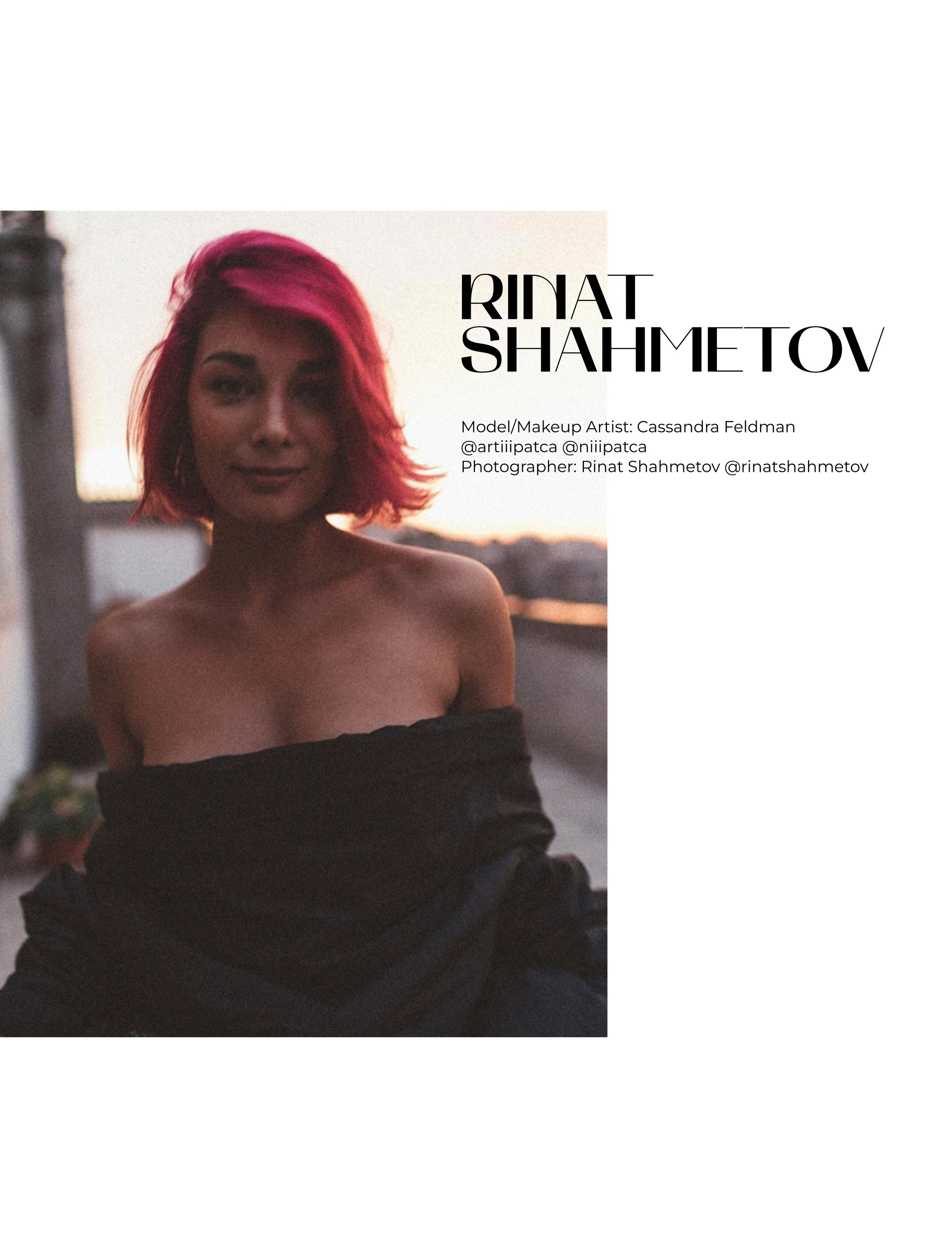 PRESS. New York photographer RINAT SHAHMETOV in New York city