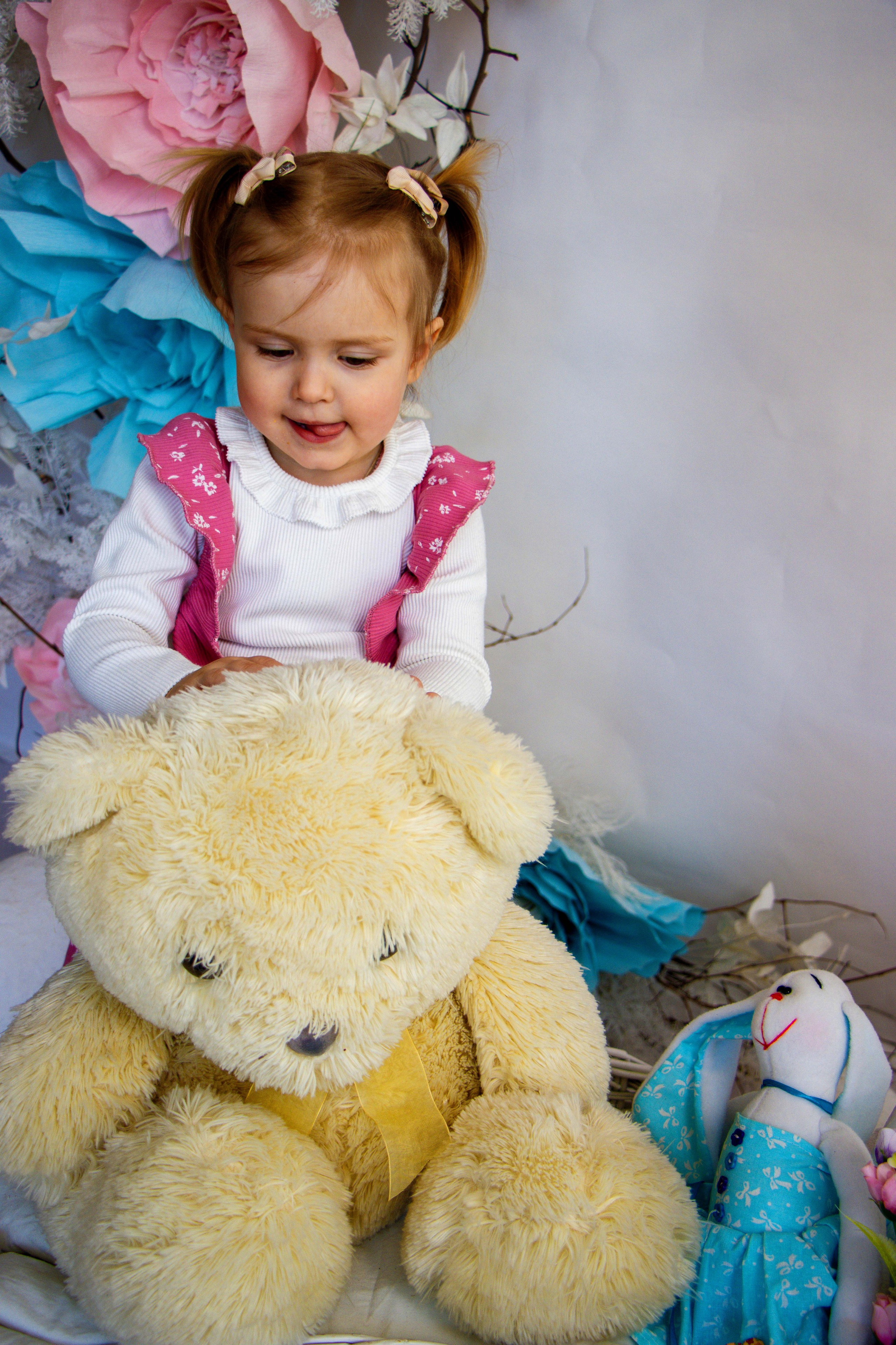 Малышка с мишкой. Фотограф Татьяна Матрос