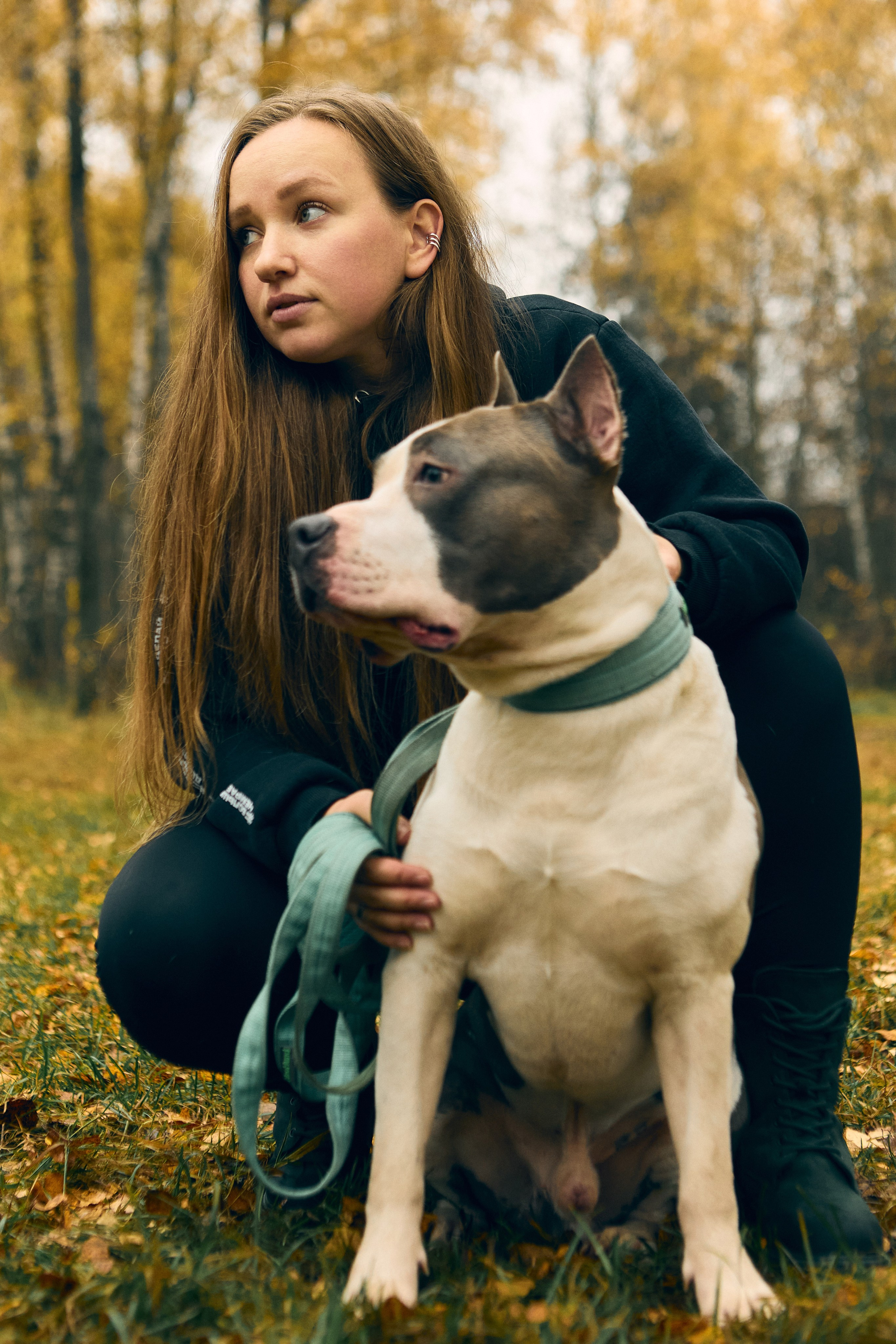 фотосессия с собакой на улице