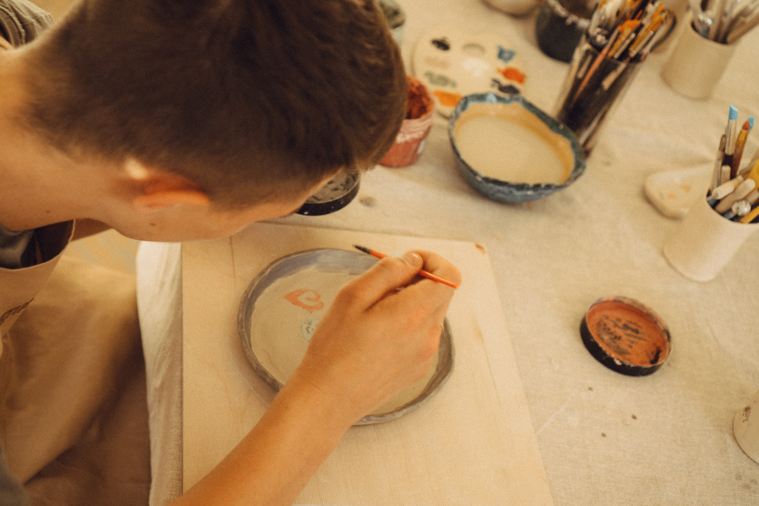 Любовь в студии лепки. Профессиональный фотограф, Санкт-Петербург — Виктория Богомолова