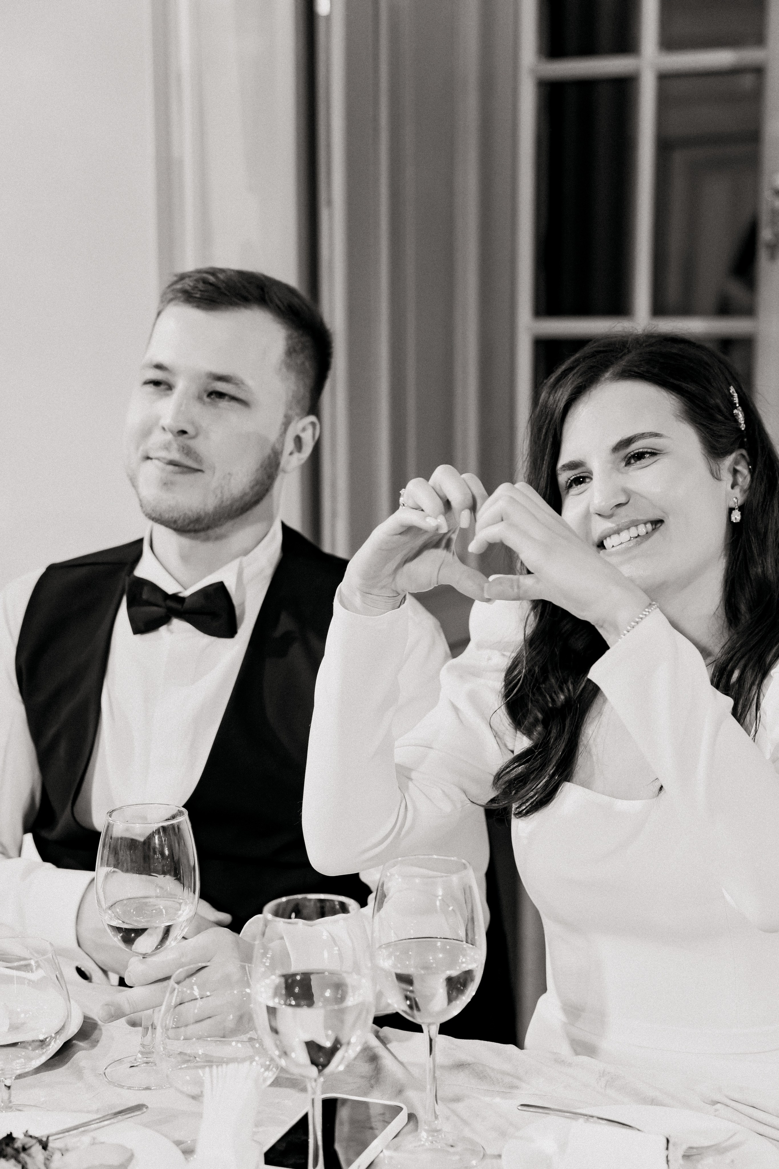 Свадебный ужин в Ресторане Michel на Красной Пресне. Свадебный фотограф в Москве и Санкт-Петербурге Денис Ходюков