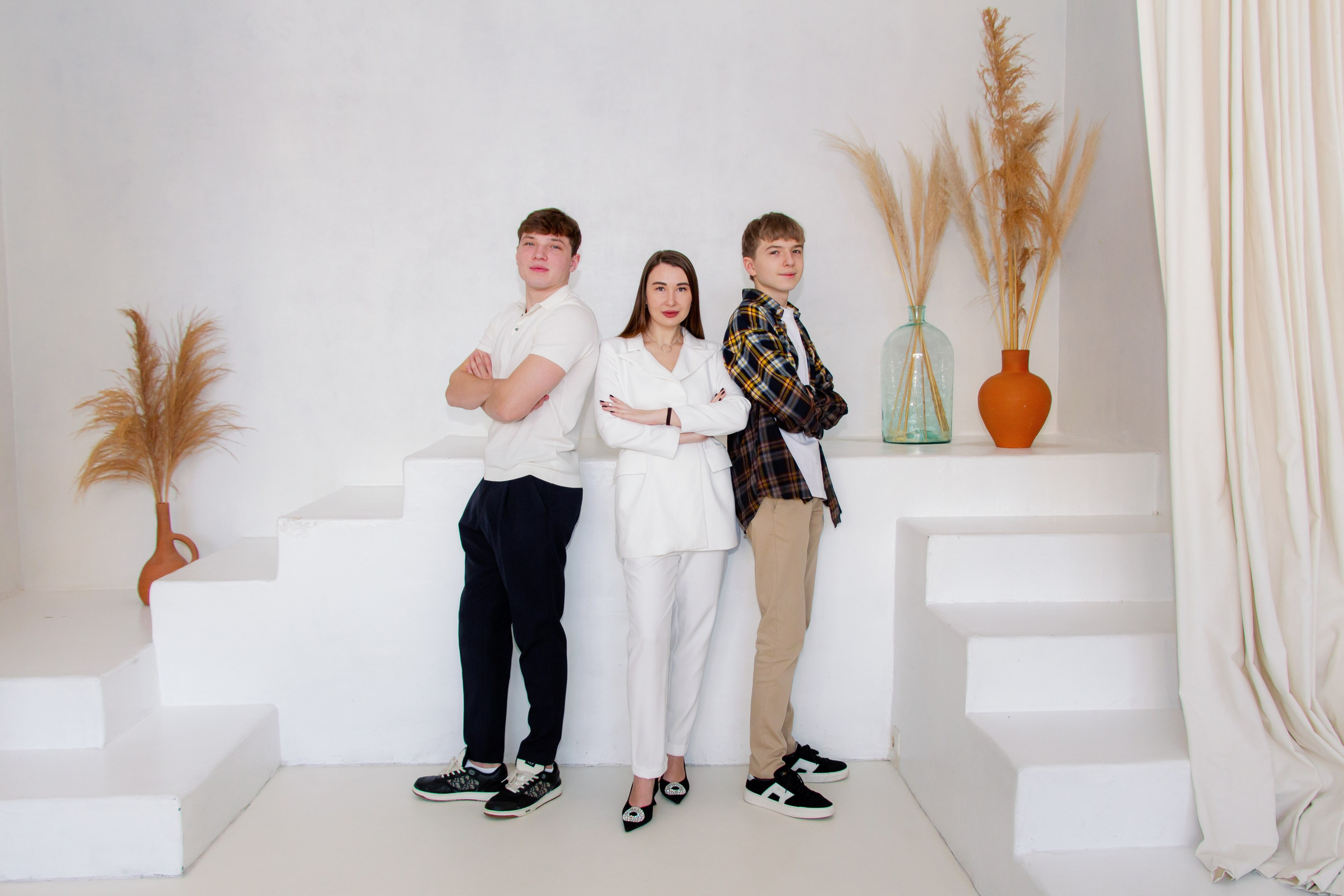 Семейная фотосессия в студии, Екатеринбург. Фотограф в Екатеринбурге Пойгина Елена