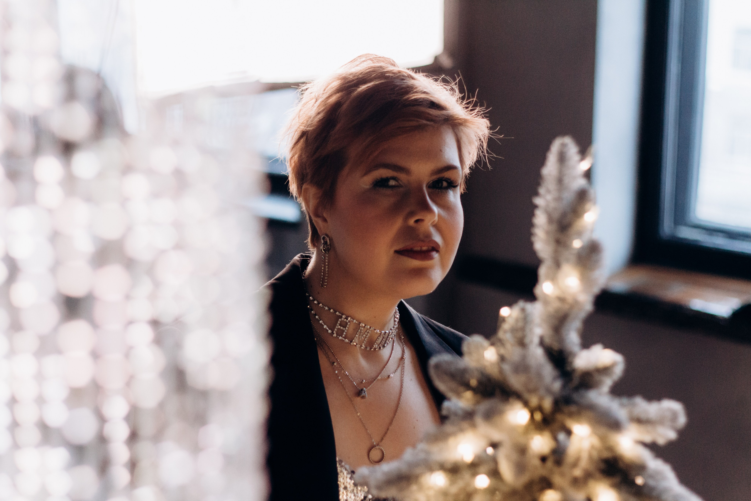 Анастасия. Портрет в студии. Новогодняя фотосессия Екатеринбург. Фотограф в Екатеринбурге Пойгина Елена