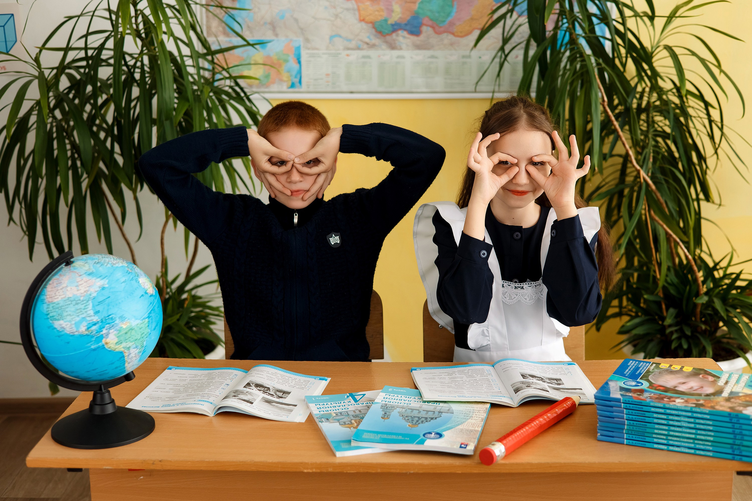 4 класс с. Барабаш. Фотограф Любовь Корниенко, Примоский край