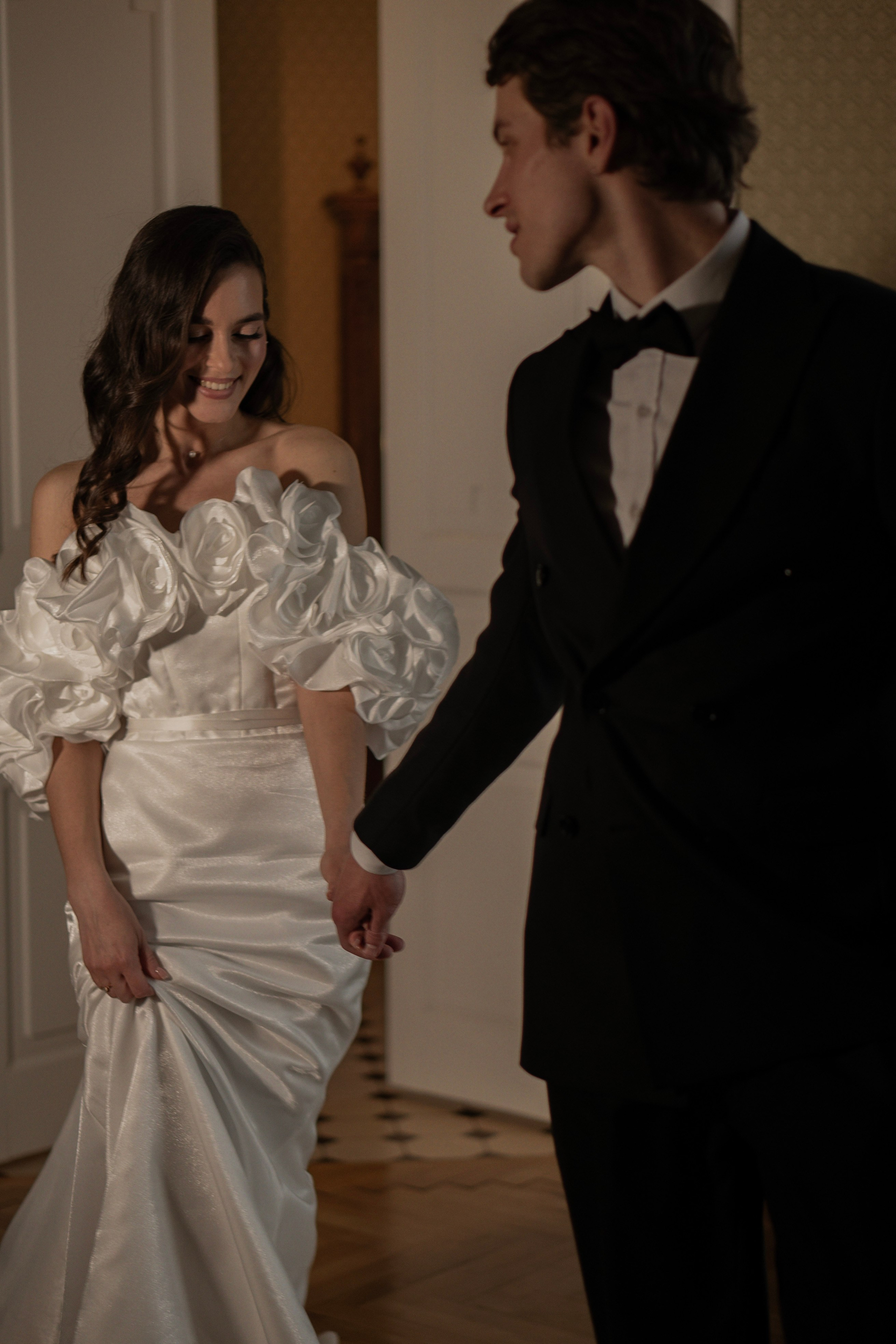 Свадебная в ретро-квартире. Фотограф Арина Шмакова