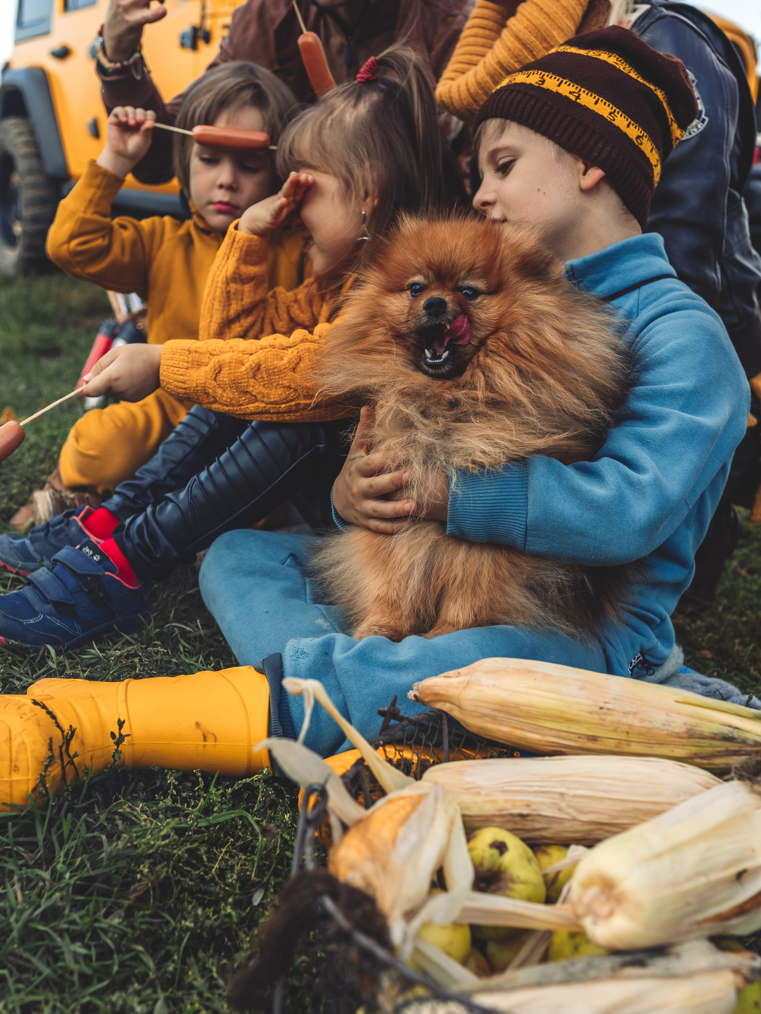Осенний пикник на берегу реки. Контент-фотограф в Москве Хныкина Лена