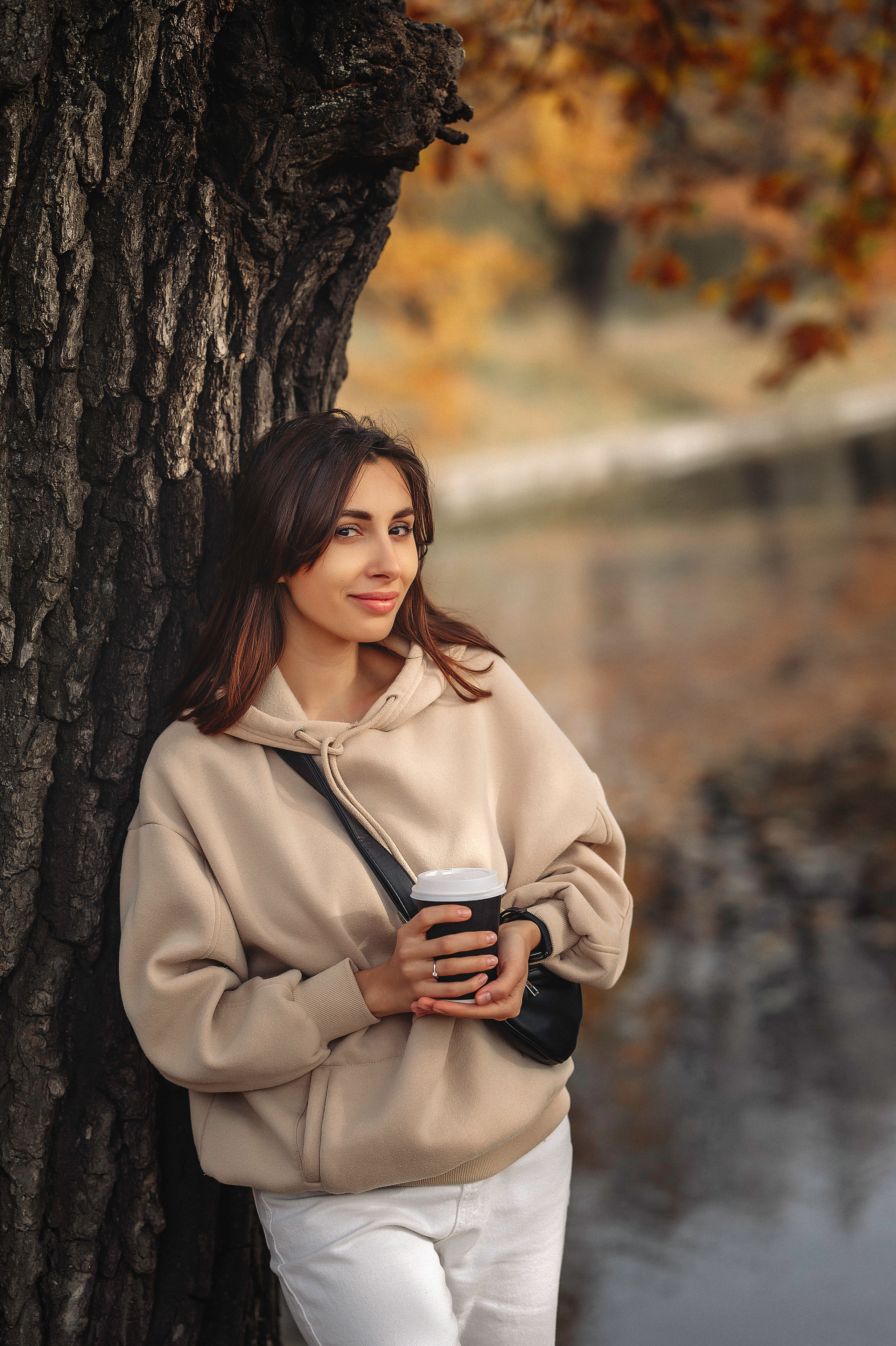 Осенняя прогулка в парке с малышом. Контент-фотограф в Москве Хныкина Лена
