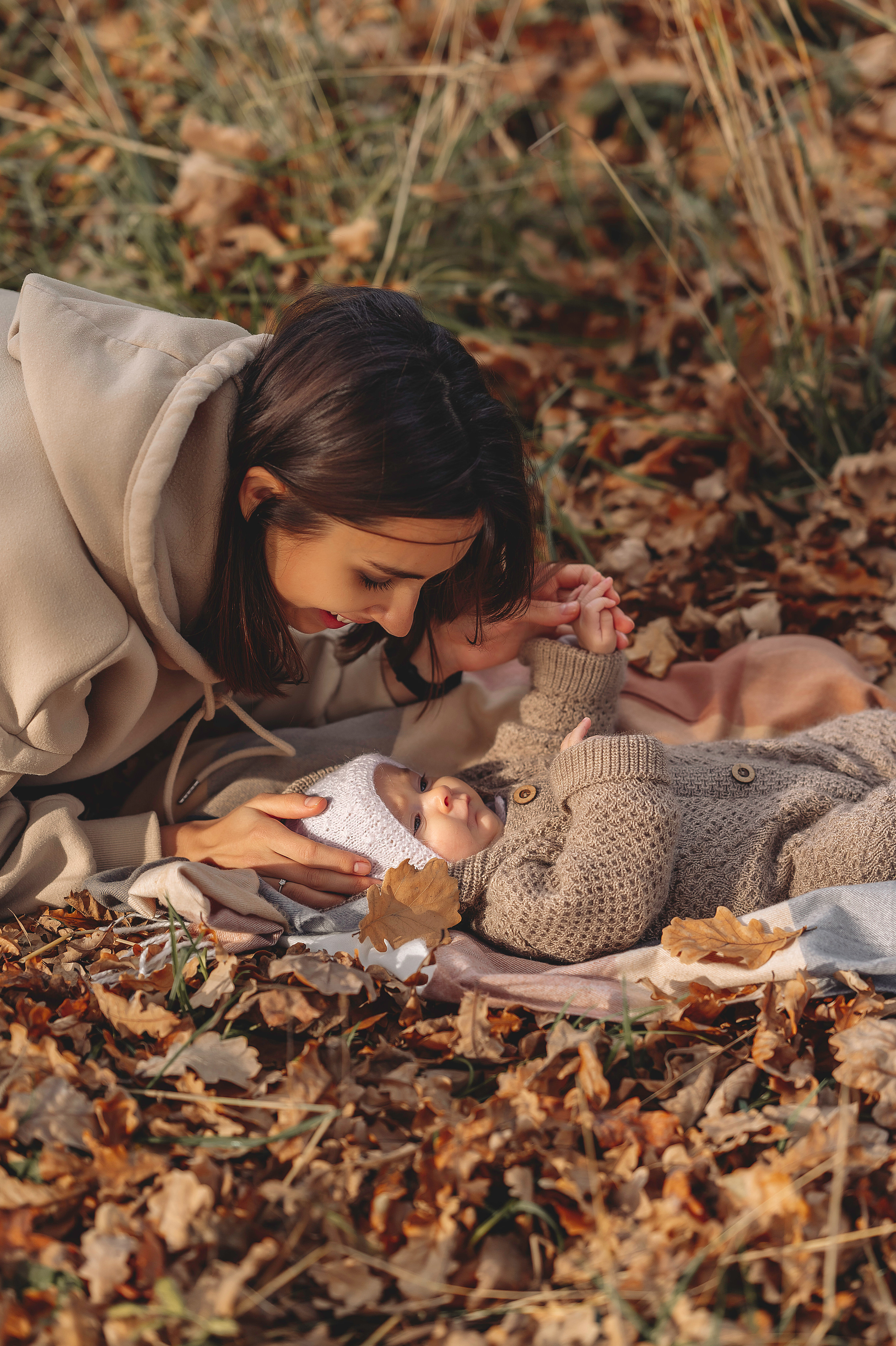 Осенняя прогулка в парке с малышом. Контент-фотограф в Москве Хныкина Лена