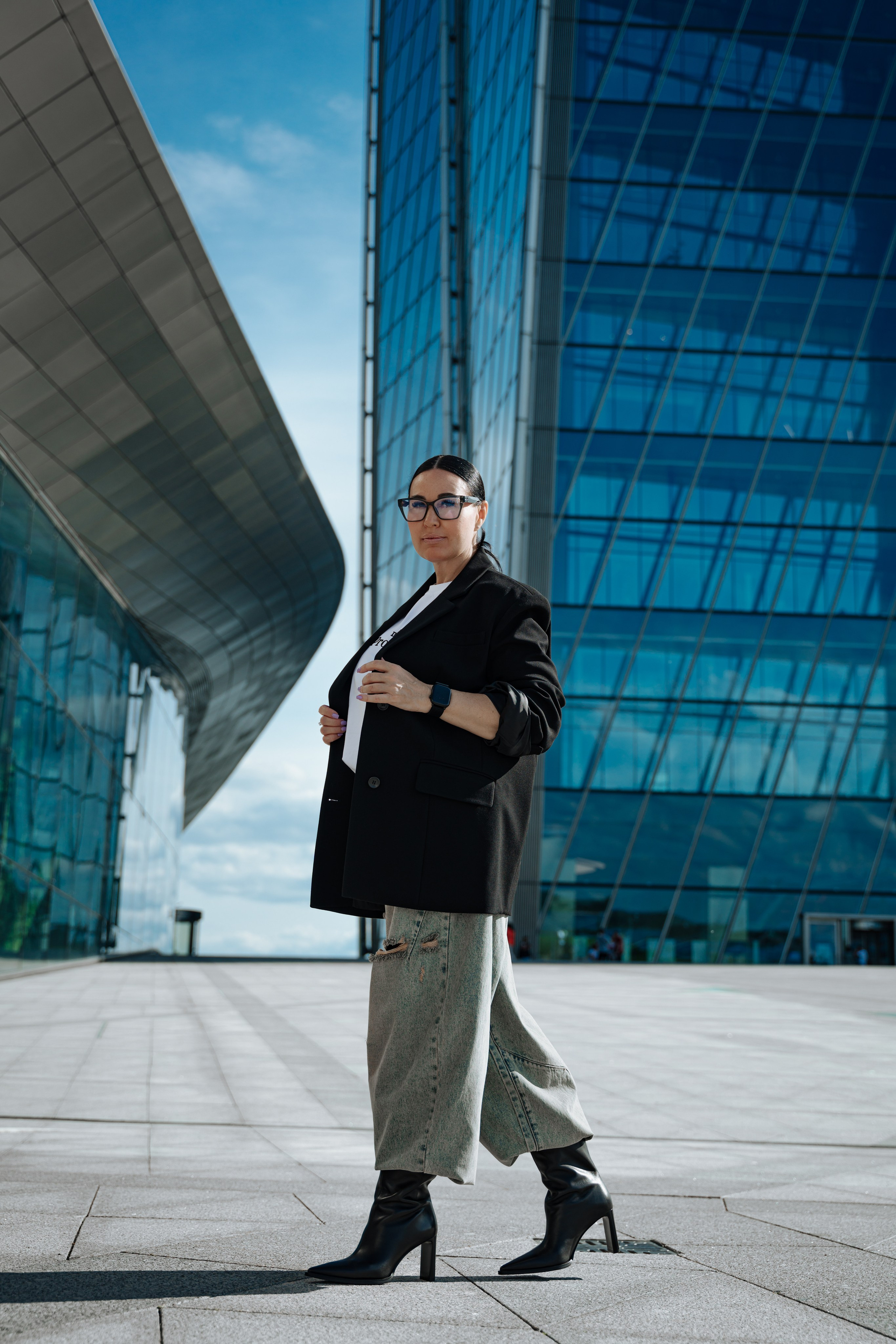 Елена. Лахта центр. Портретный фотограф в Санкт-Петербурге Дмитриева Наталия