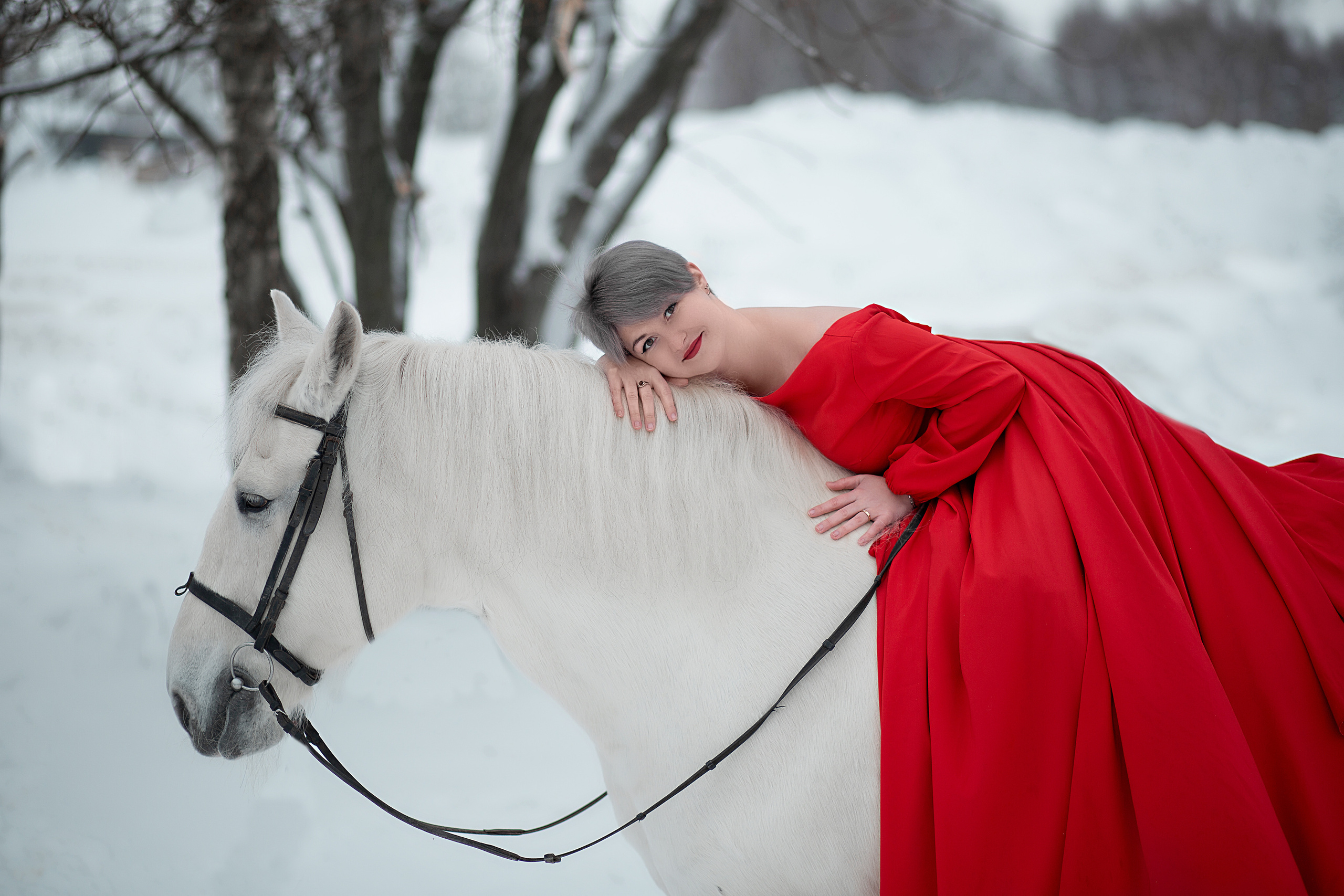 Фотосессия Елены и Воробья. Фотосессия с лошадьми в Нижнем Новгороде