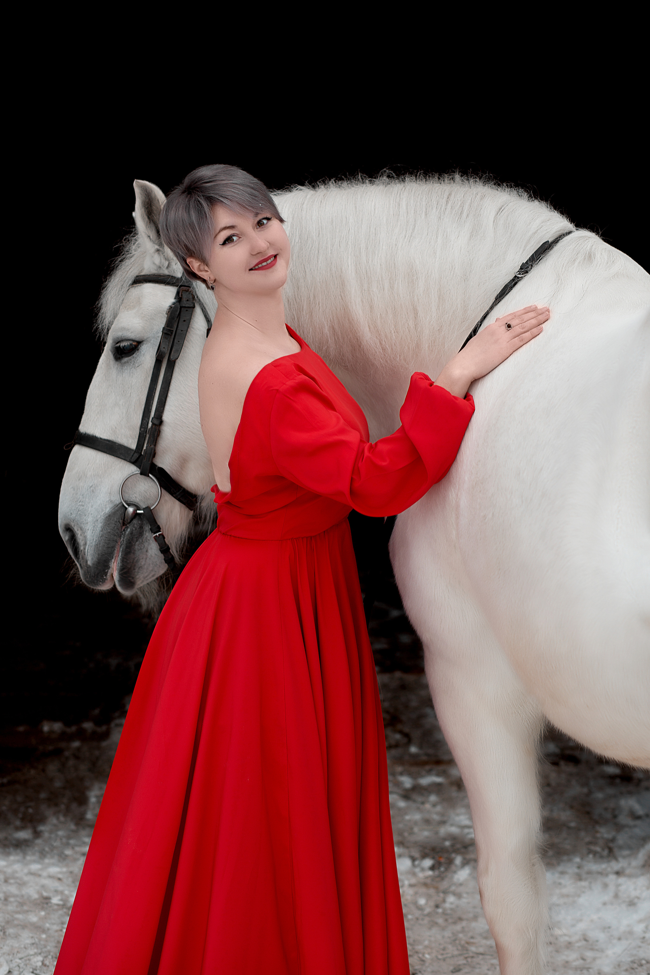 Фотосессия Елены и Воробья. Фотосессия с лошадьми в Нижнем Новгороде