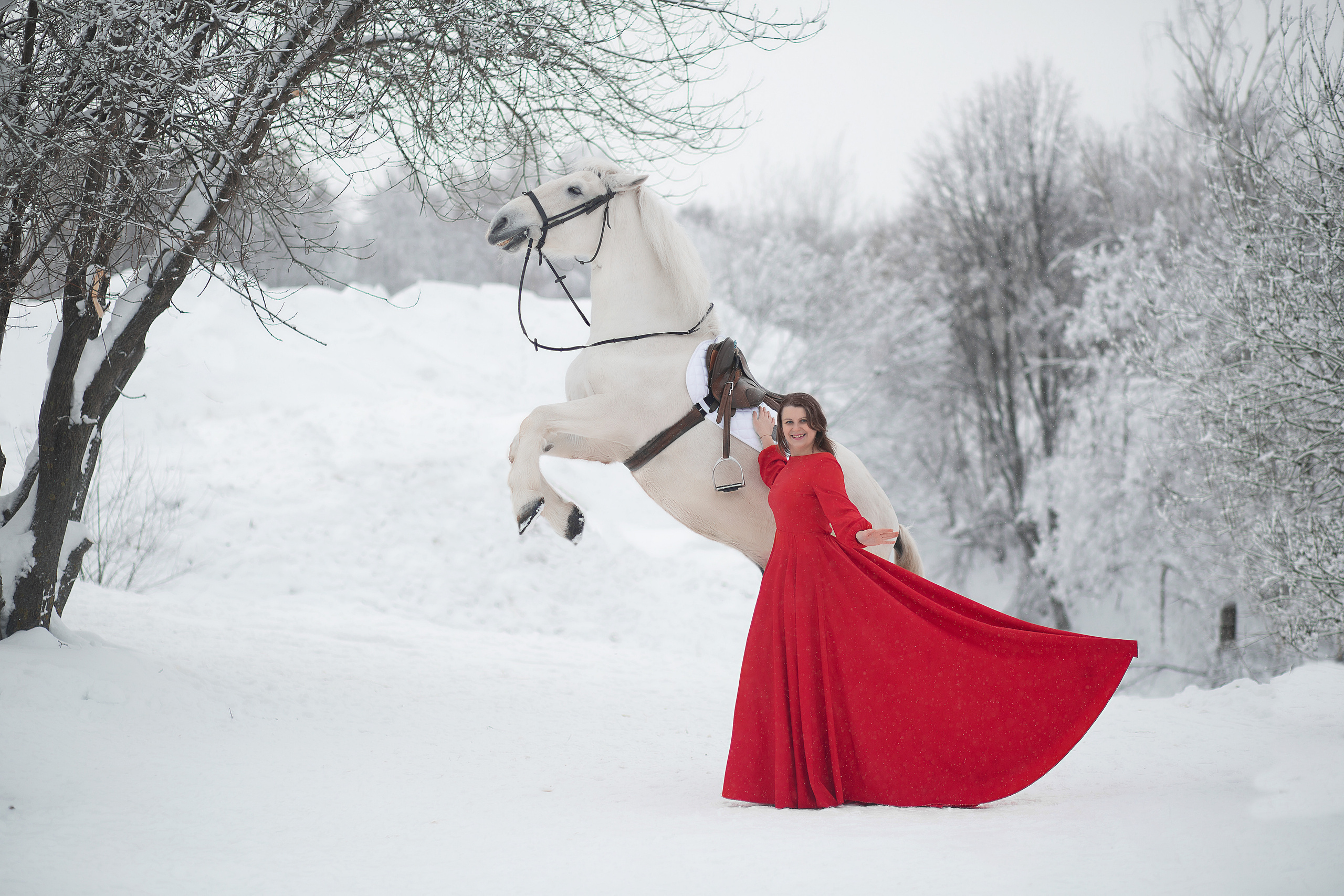Фотосессия Натальи и Воробья. Фотосессия с лошадьми в Нижнем Новгороде