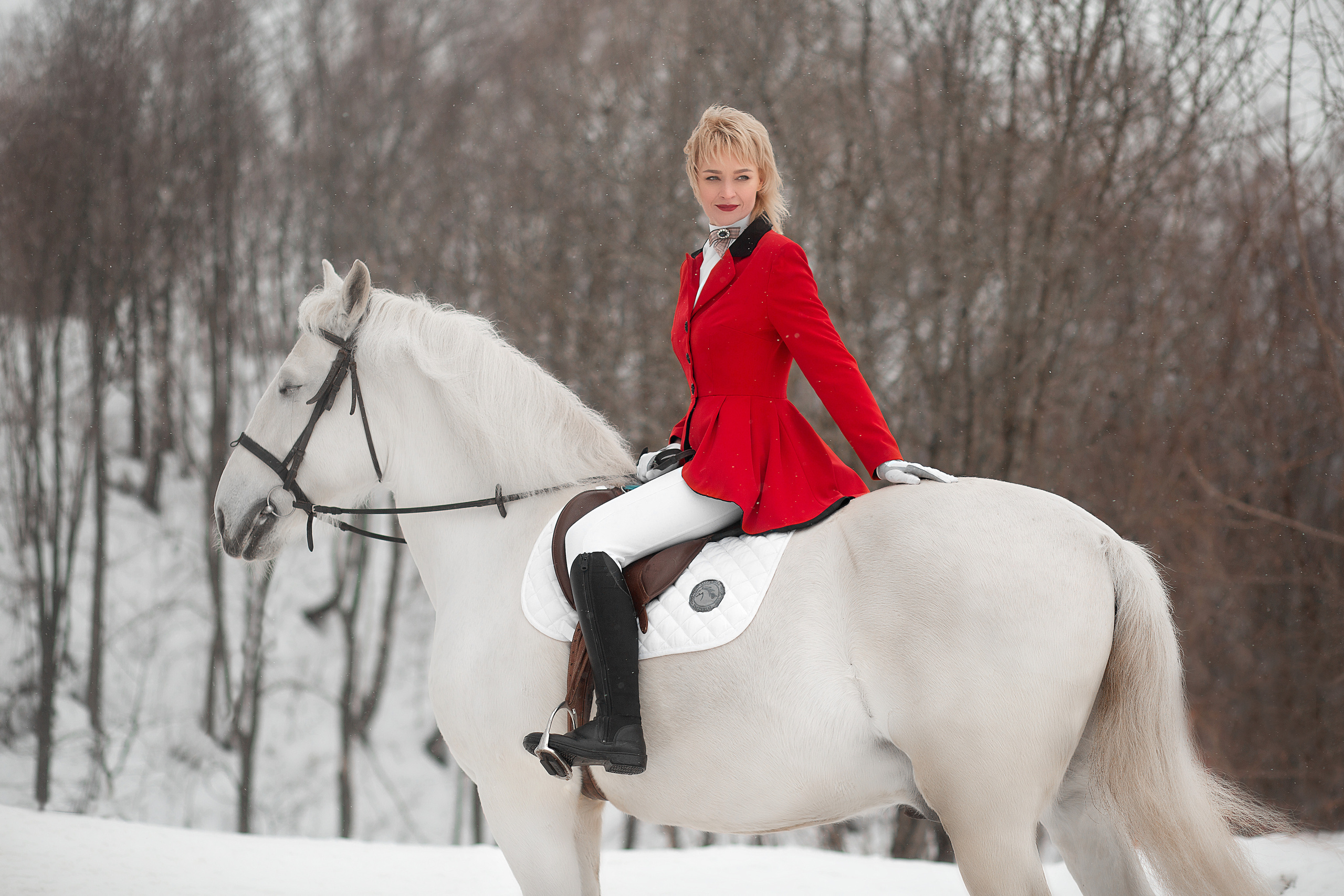 Светлана и Воробей 20.02.22. Фотосессия с лошадьми в Нижнем Новгороде