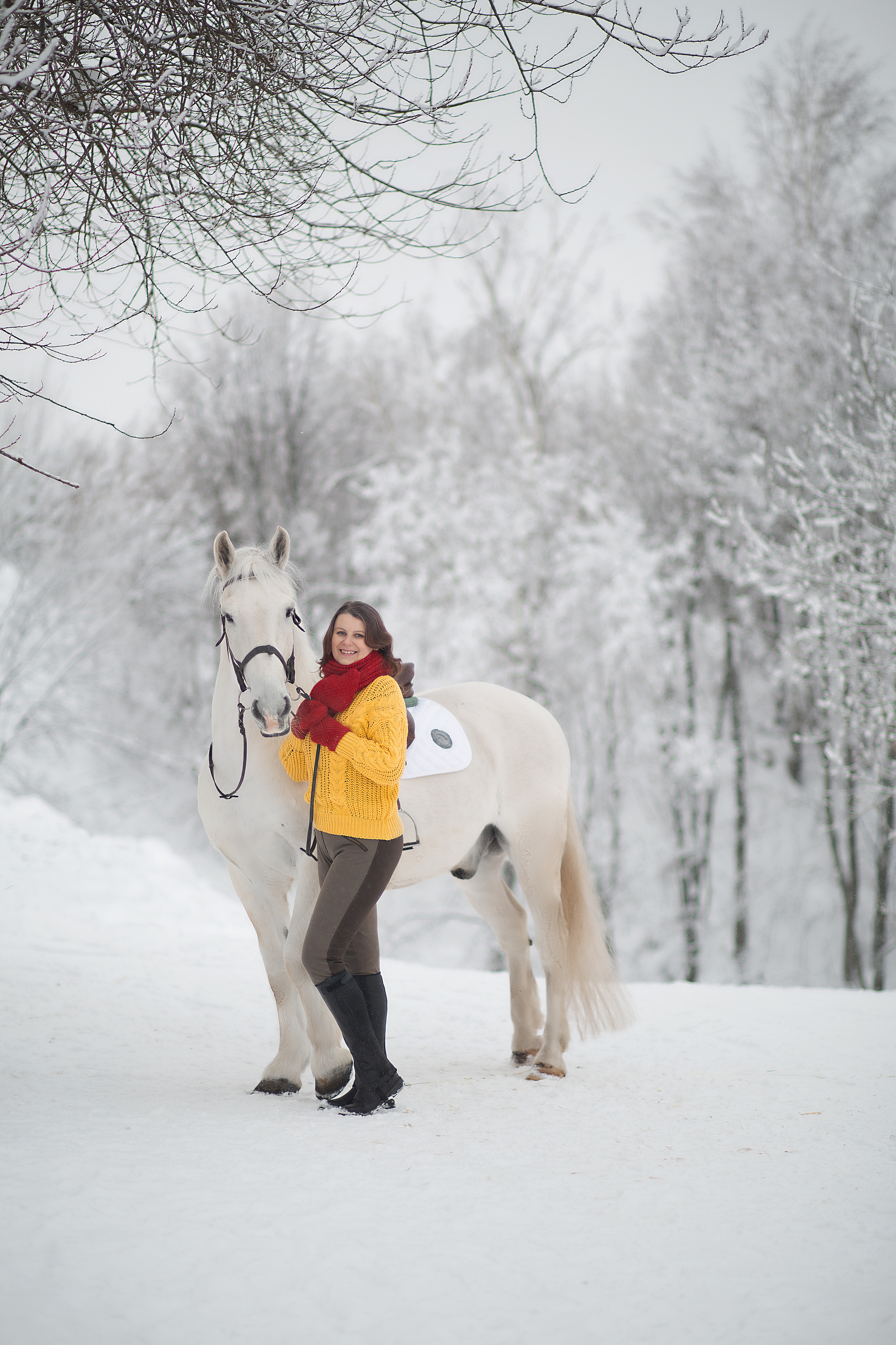 Фотосессия Натальи и Воробья. Фотосессия с лошадьми в Нижнем Новгороде