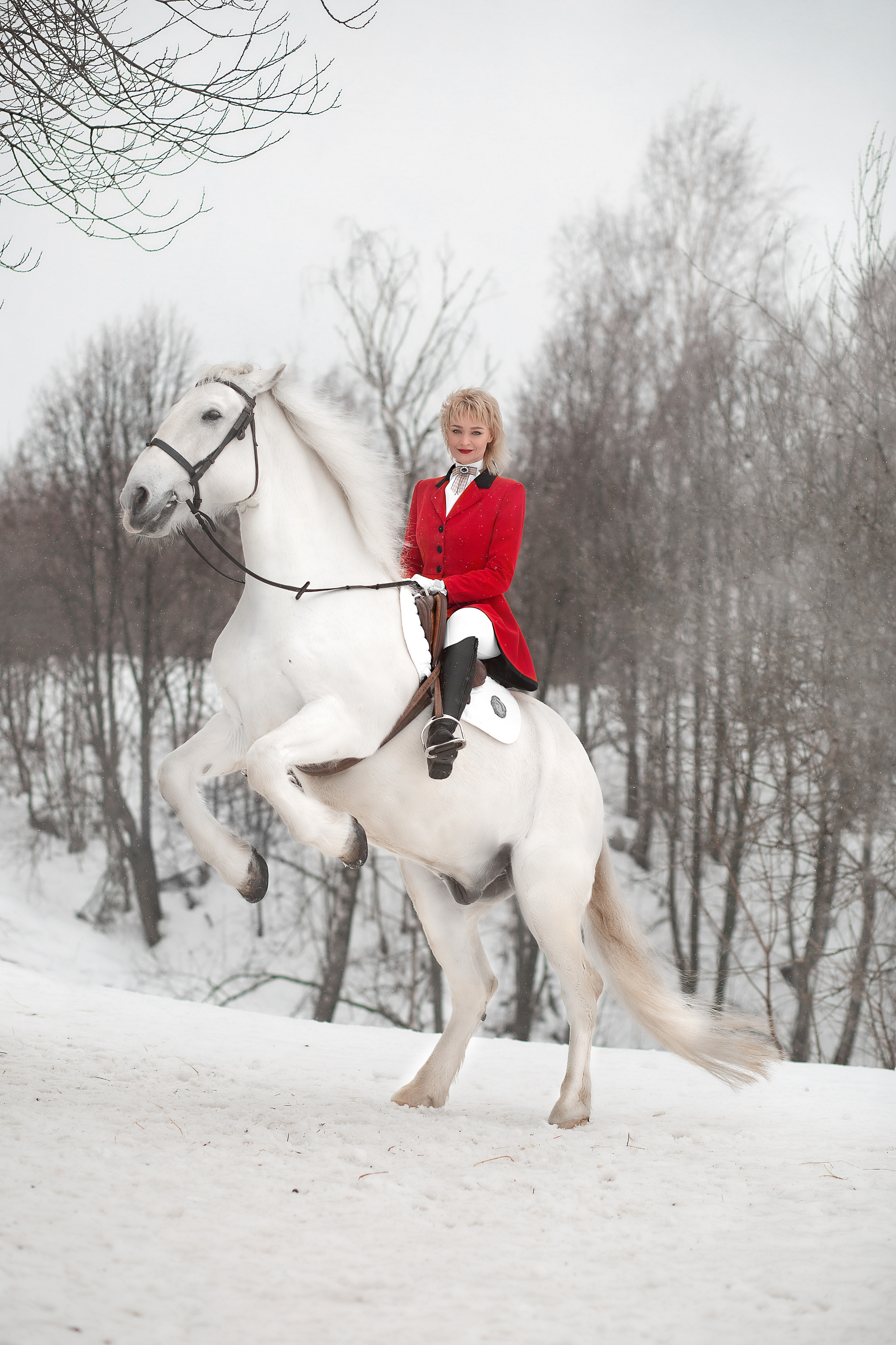 Светлана и Воробей 20.02.22. Фотосессия с лошадьми в Нижнем Новгороде