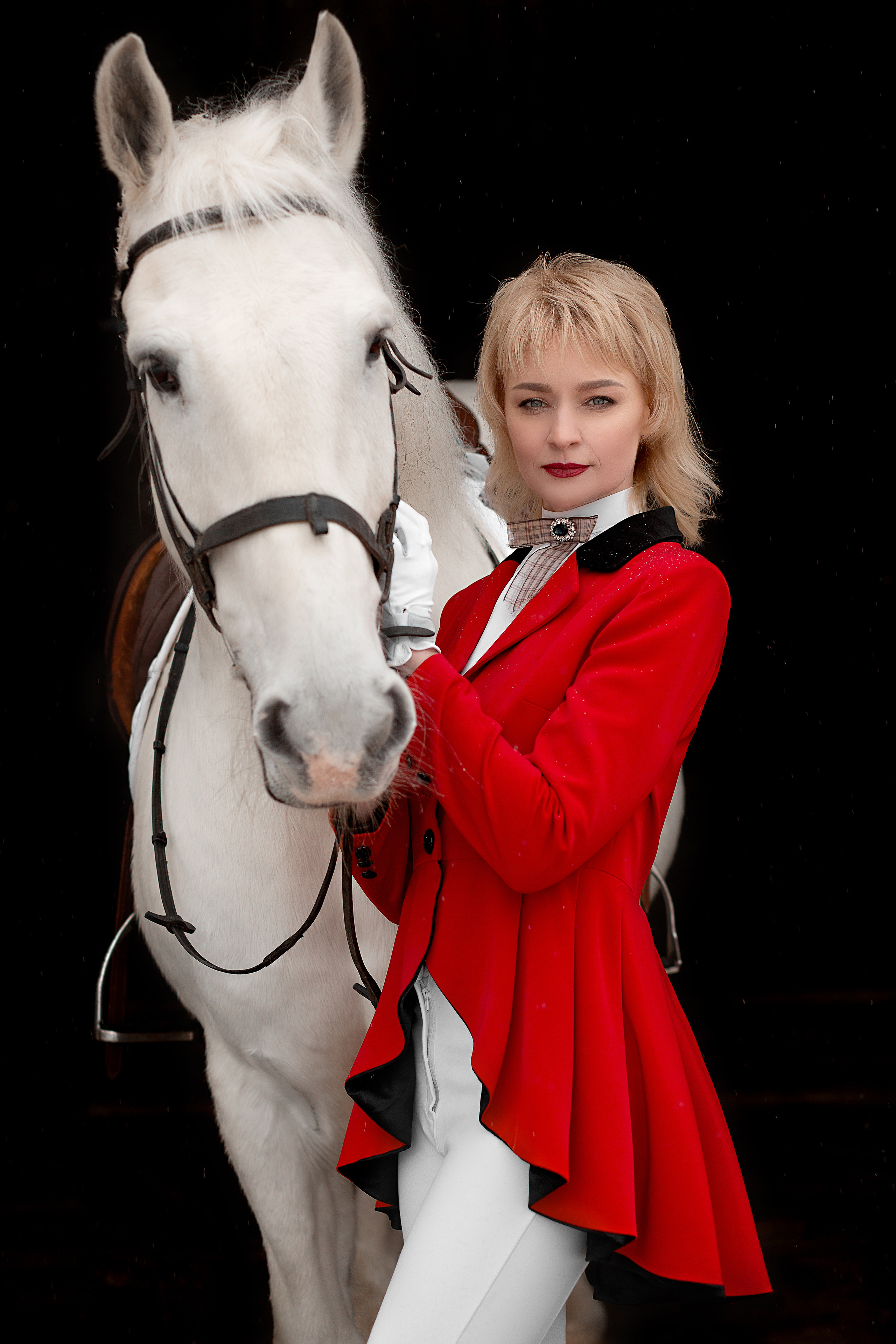 Светлана и Воробей 20.02.22. Фотосессия с лошадьми в Нижнем Новгороде