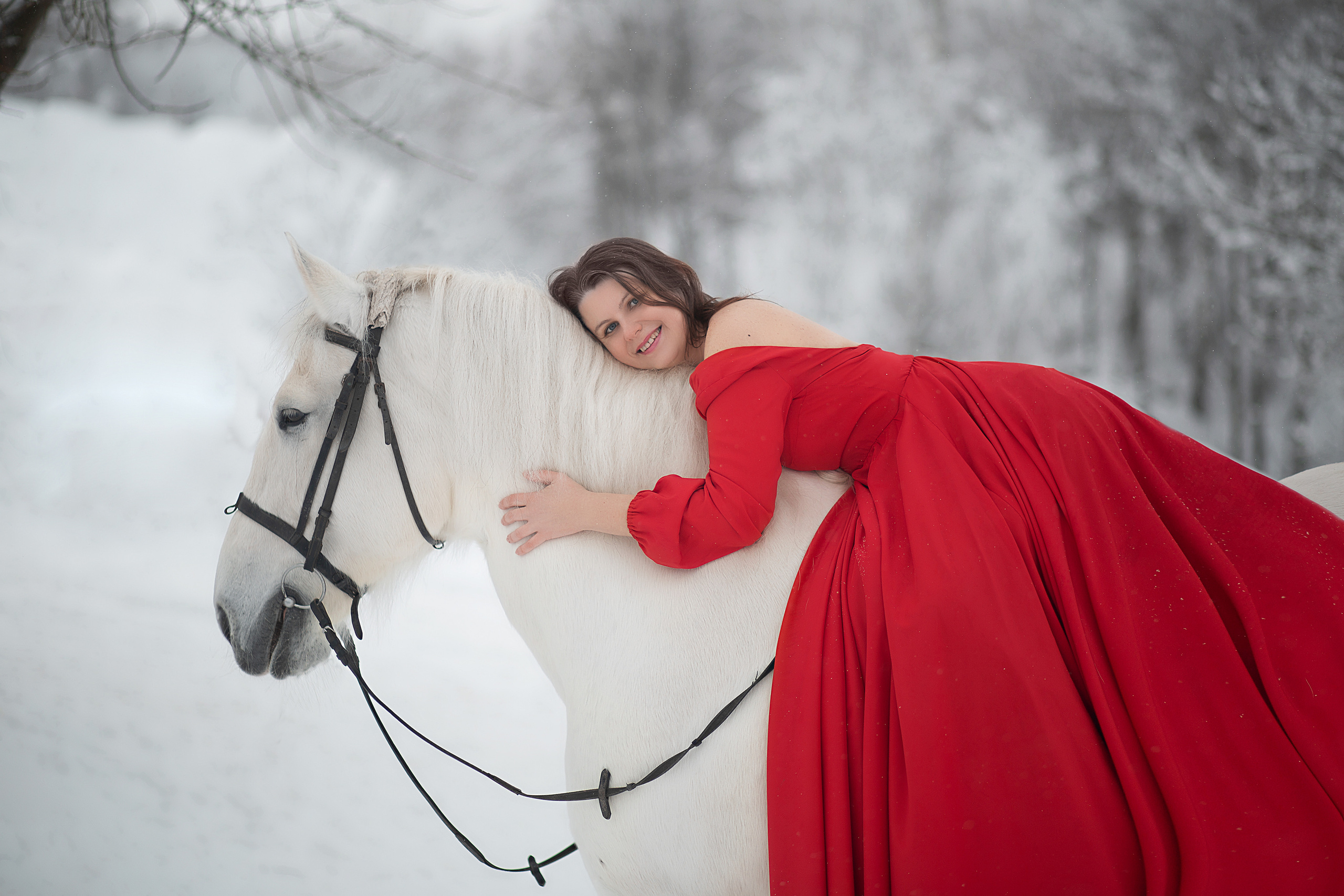 Фотосессия Натальи и Воробья. Фотосессия с лошадьми в Нижнем Новгороде