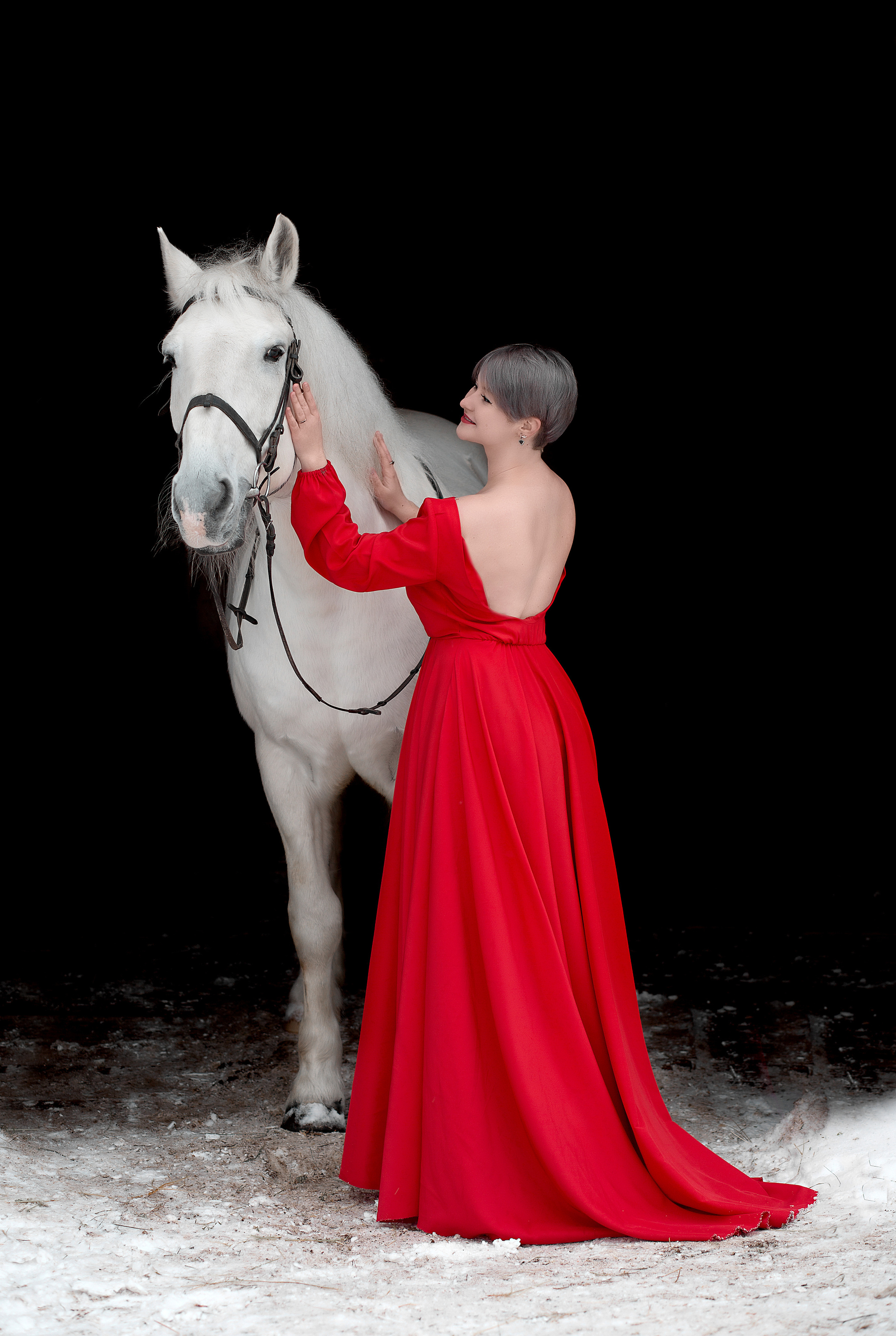 Фотосессия Елены и Воробья. Фотосессия с лошадьми в Нижнем Новгороде