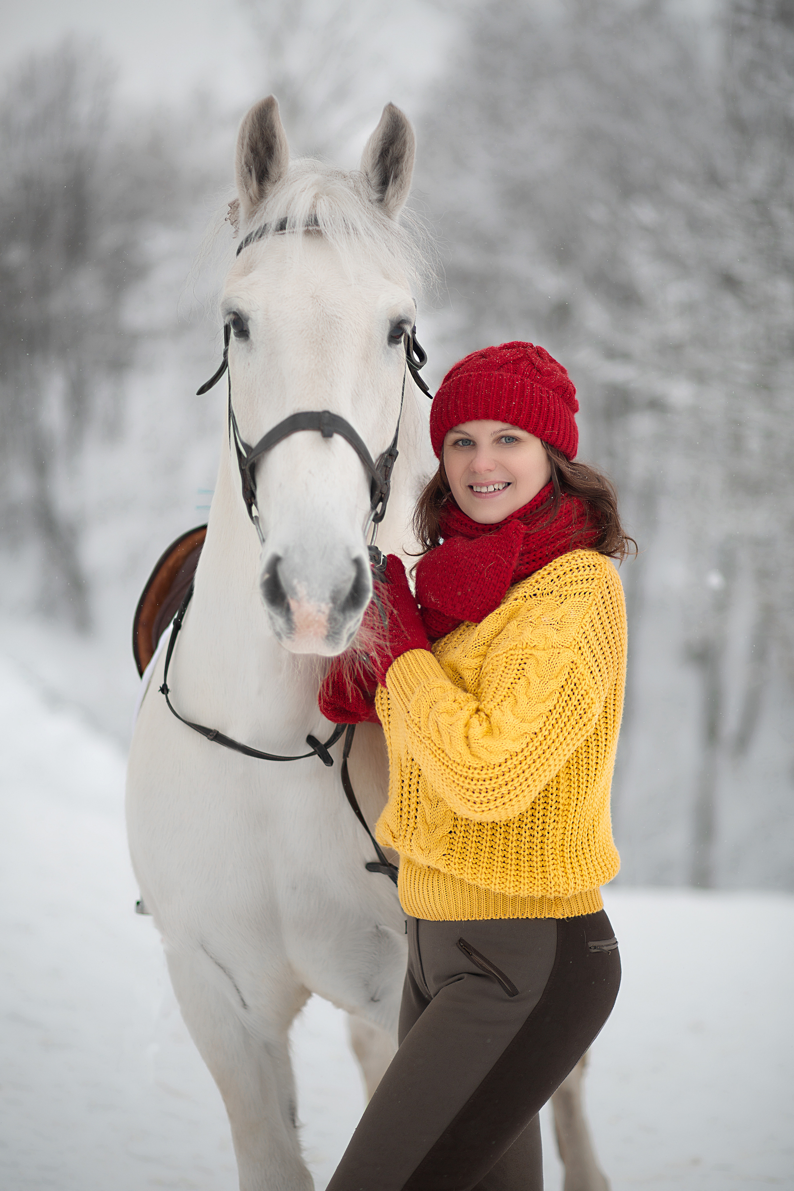 Фотосессия Натальи и Воробья. Фотосессия с лошадьми в Нижнем Новгороде