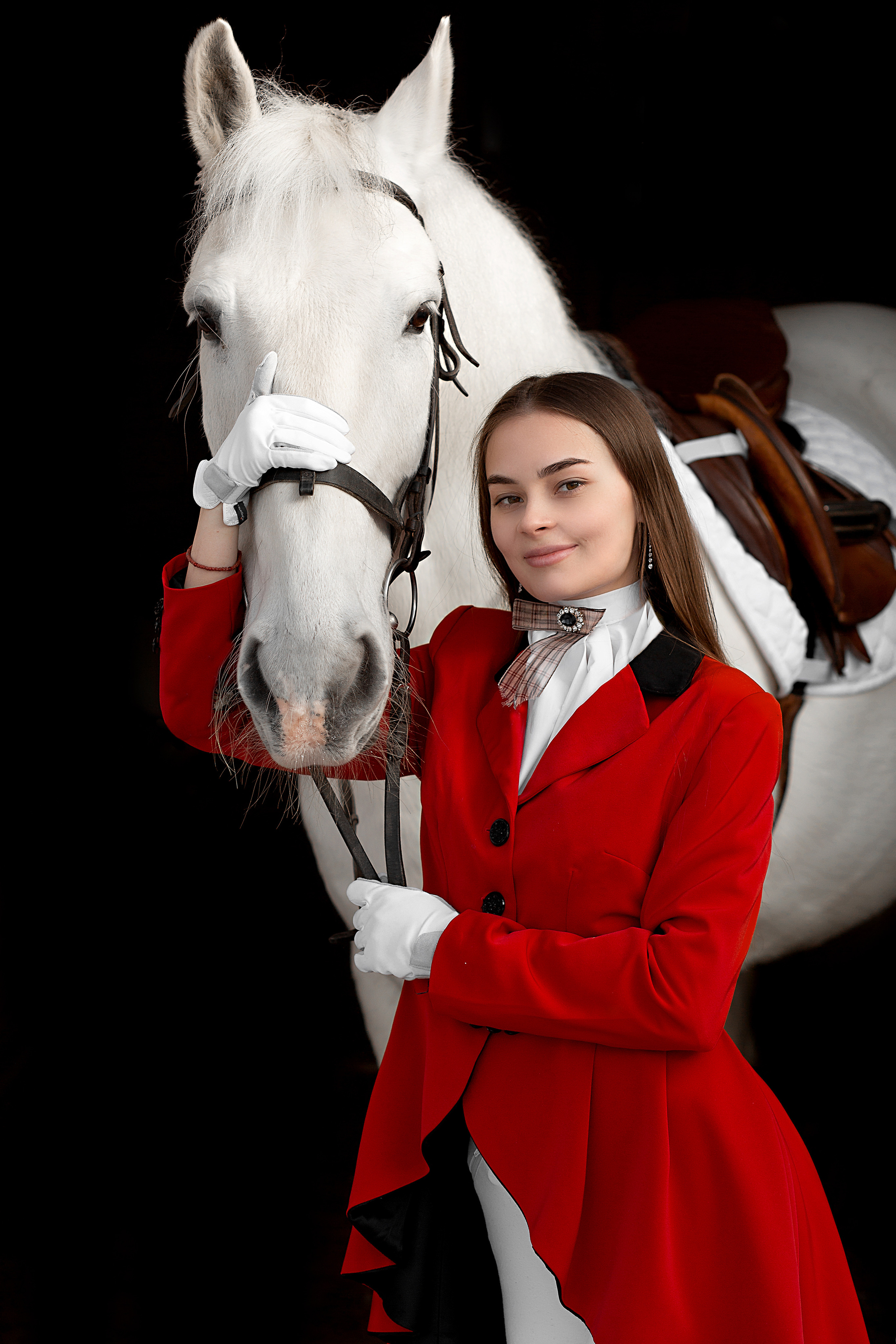 Лена и Воробушек 19.02.22. Фотосессия с лошадьми в Нижнем Новгороде