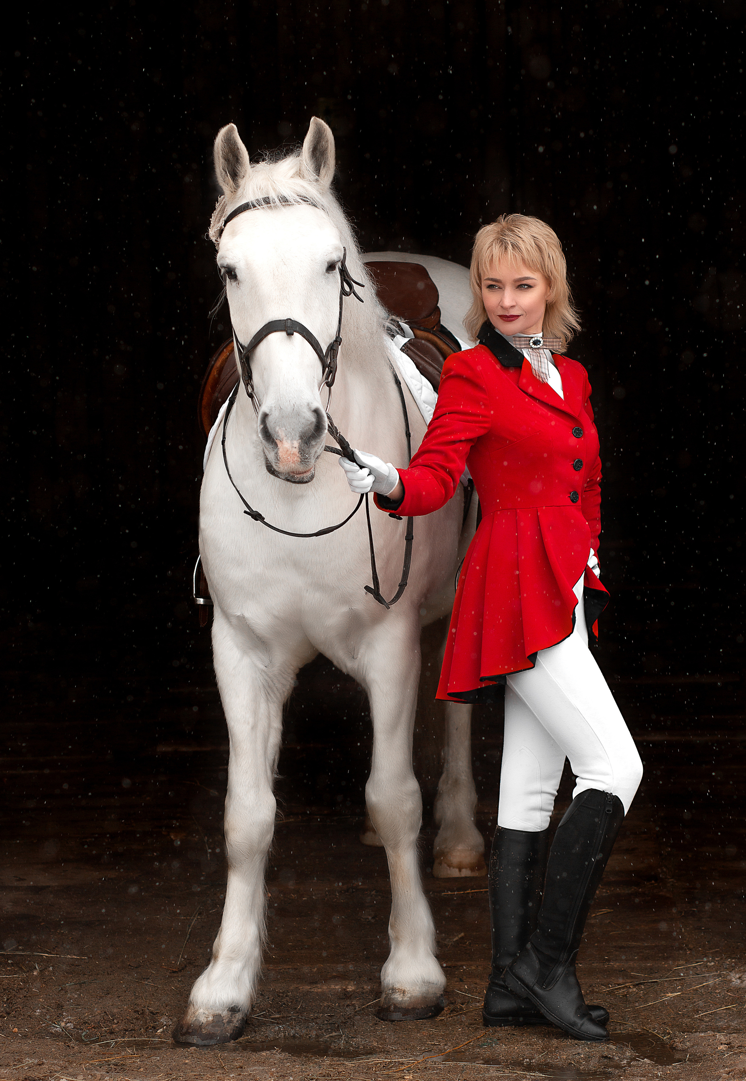 Светлана и Воробей 20.02.22. Фотосессия с лошадьми в Нижнем Новгороде