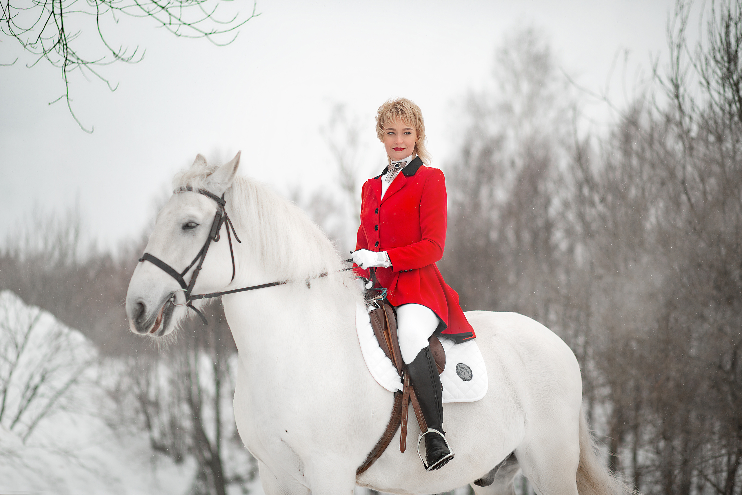 Светлана и Воробей 20.02.22. Фотосессия с лошадьми в Нижнем Новгороде