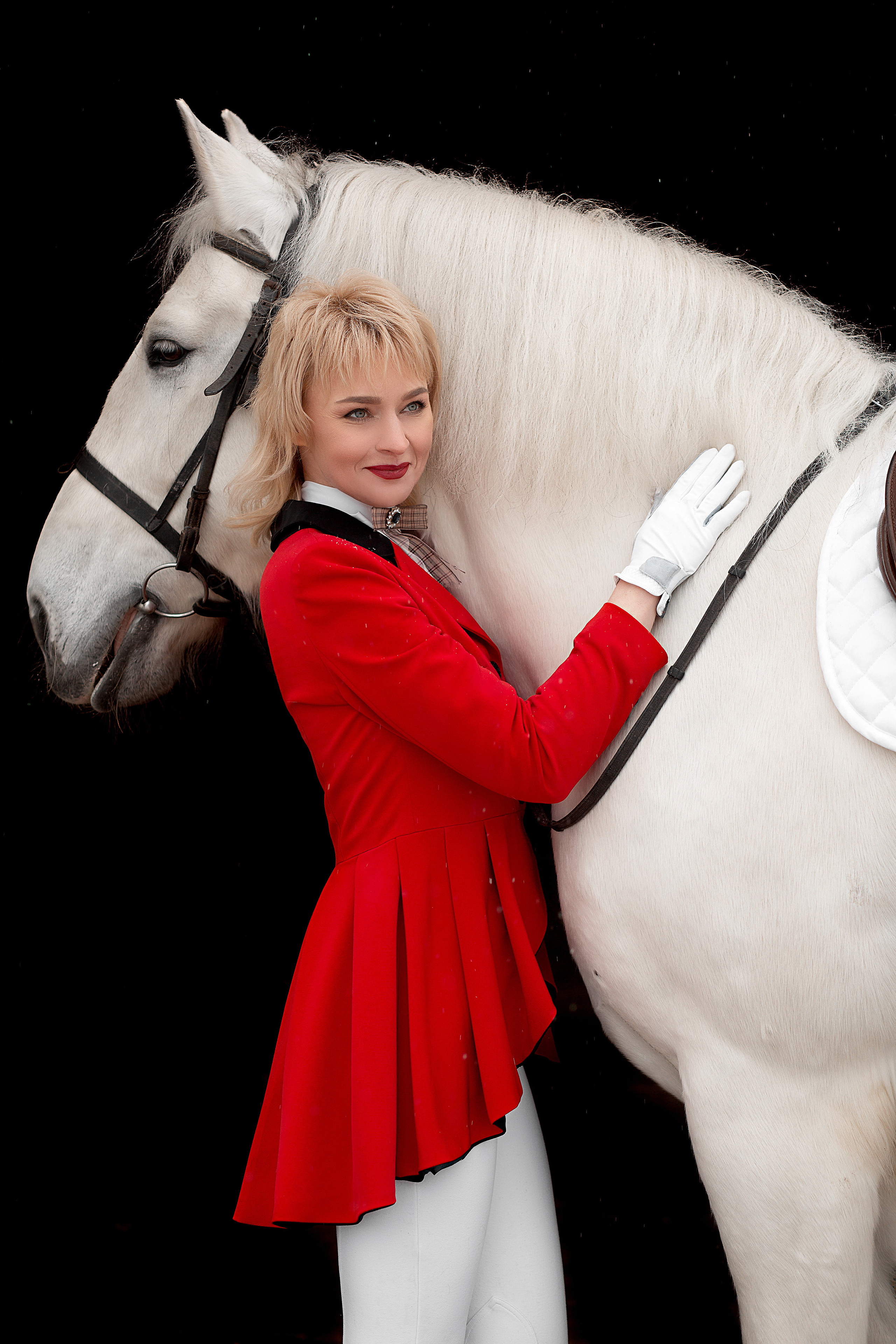Светлана и Воробей 20.02.22. Фотосессия с лошадьми в Нижнем Новгороде
