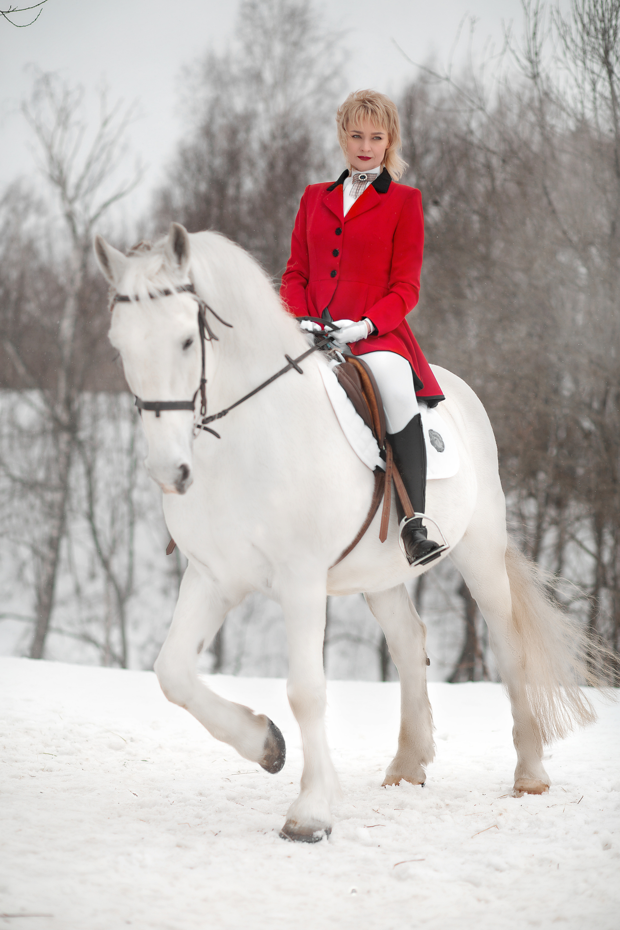 Светлана и Воробей 20.02.22. Фотосессия с лошадьми в Нижнем Новгороде