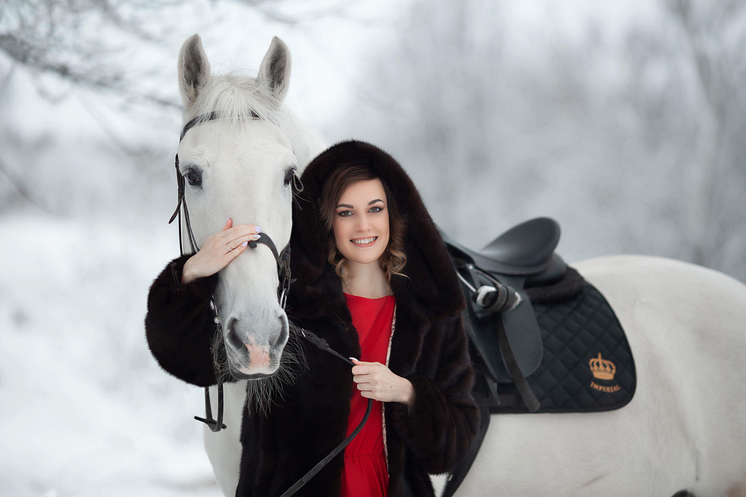 Анастасия и Воробей фотодень. Фотосессия с лошадьми в Нижнем Новгороде