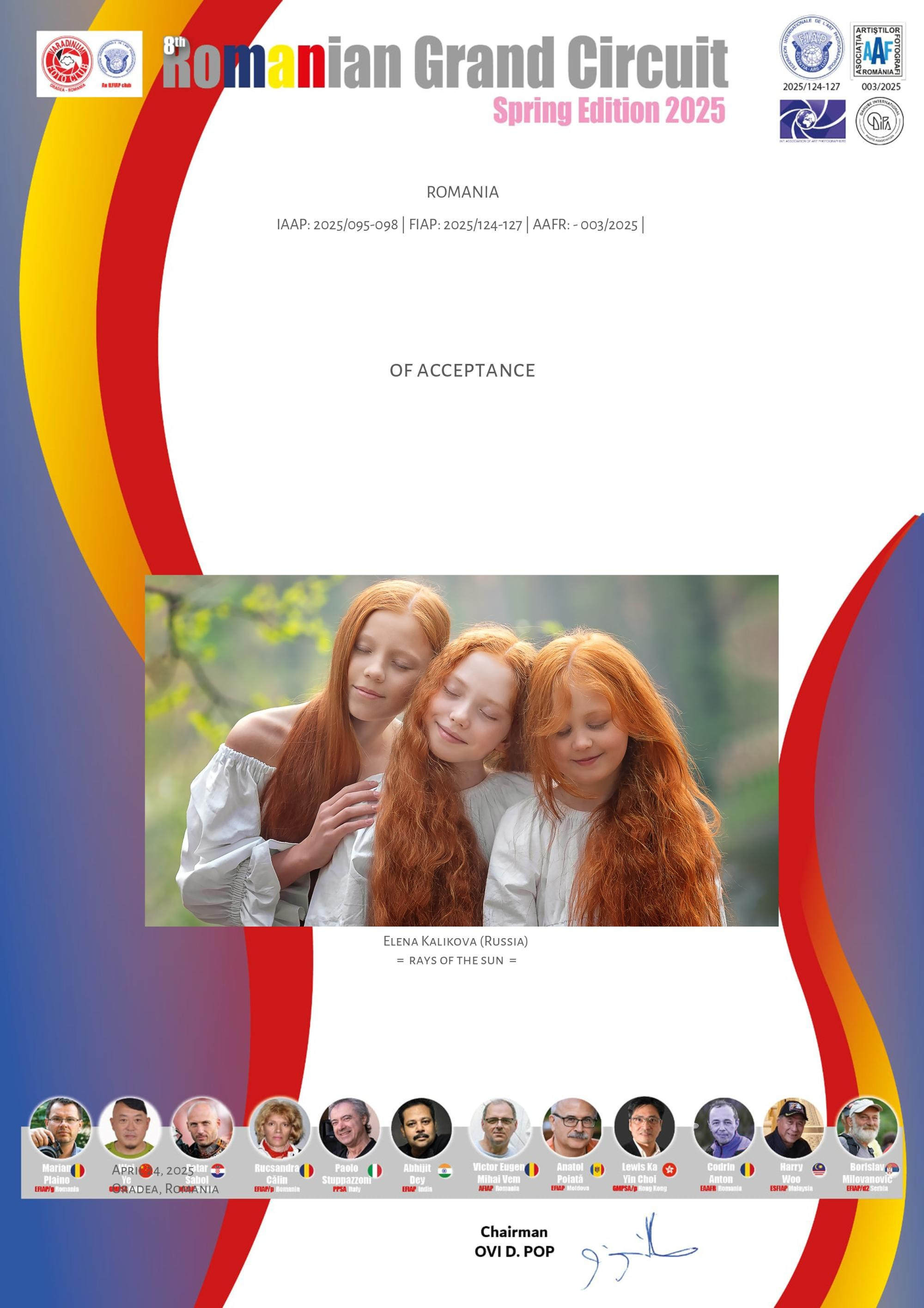 Дипломы и Награды. Семейный и детский фотограф в Екатеринбурге Каликова Елена