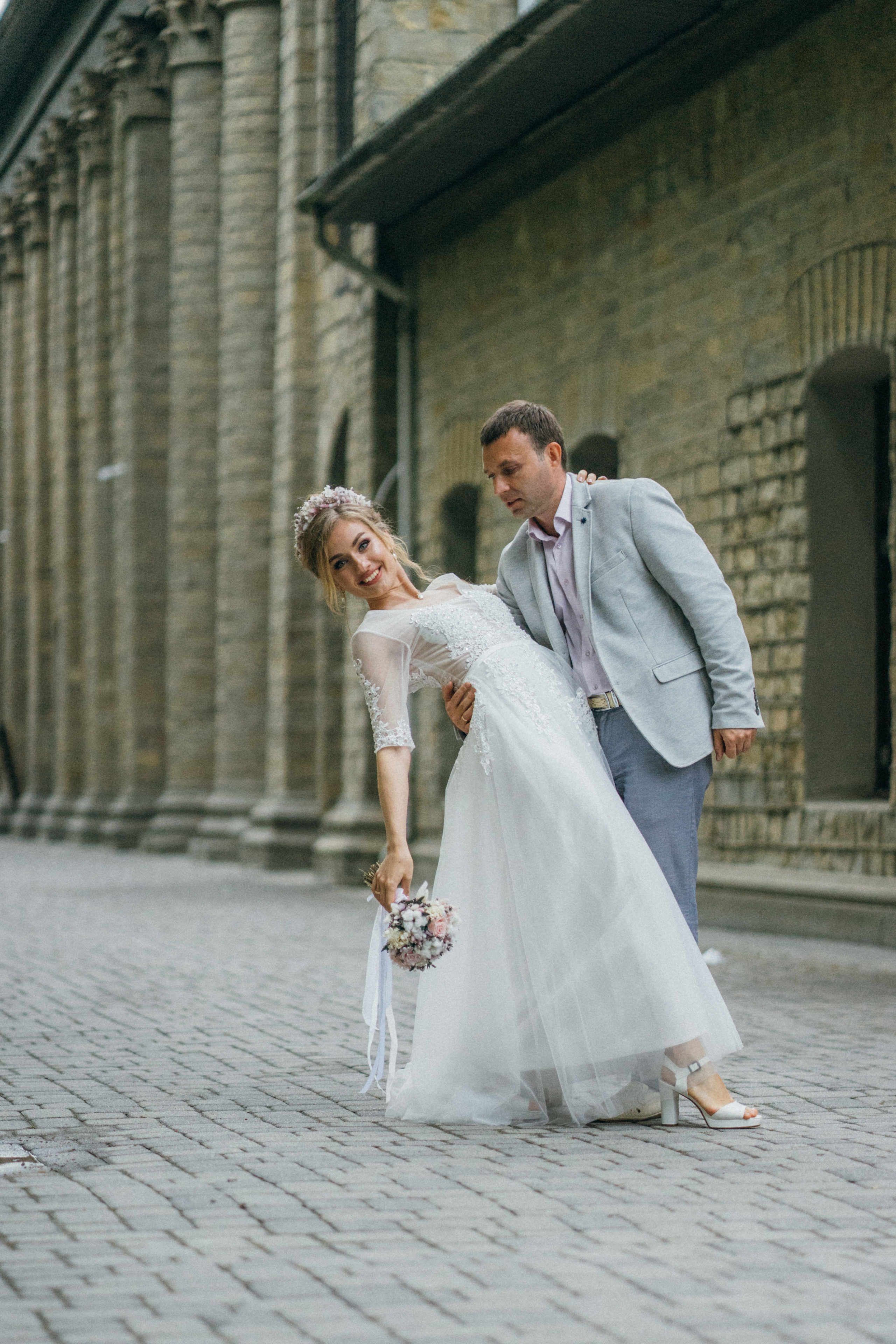 Свадебная Фотосессия у завода Шампанского, Абрау-Дюрсо