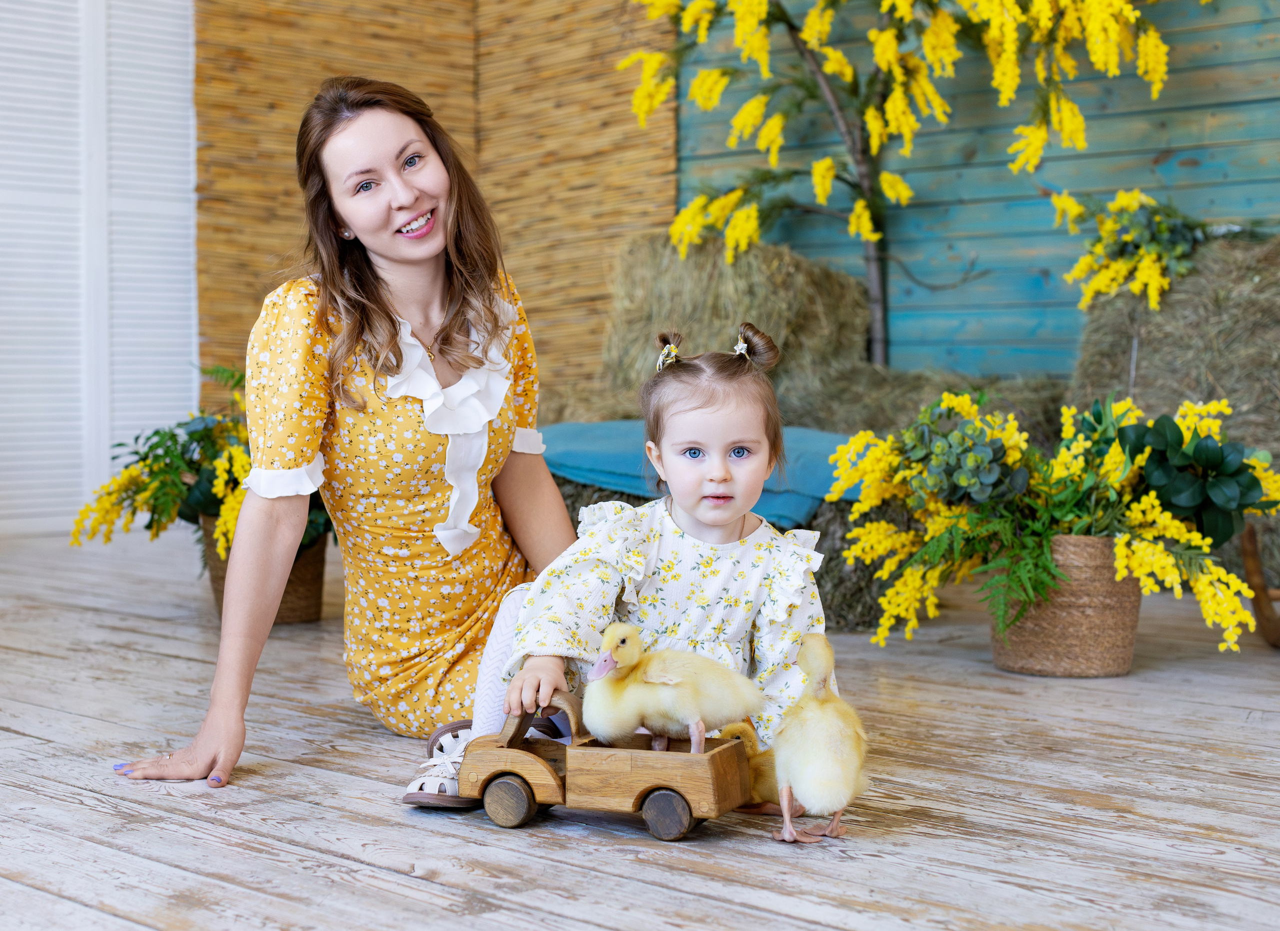 Фотосесии с Утятами и Кроликами (Пасхальные Фотосессии). Семейный и Детский фотограф в Москва Скворцова Татьяна