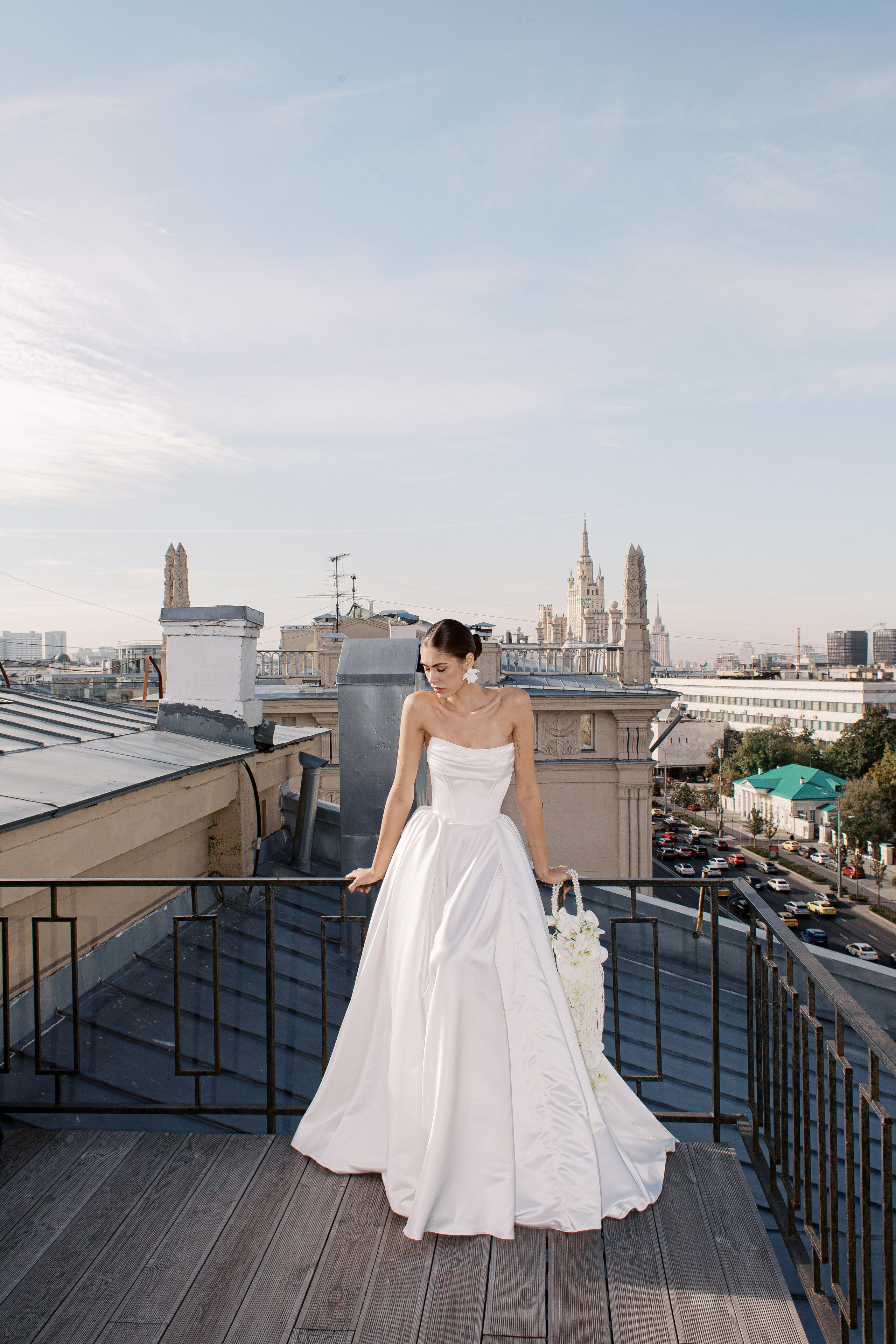 Стильное утро невесты, свадебный фотограф Москва, студия лофт