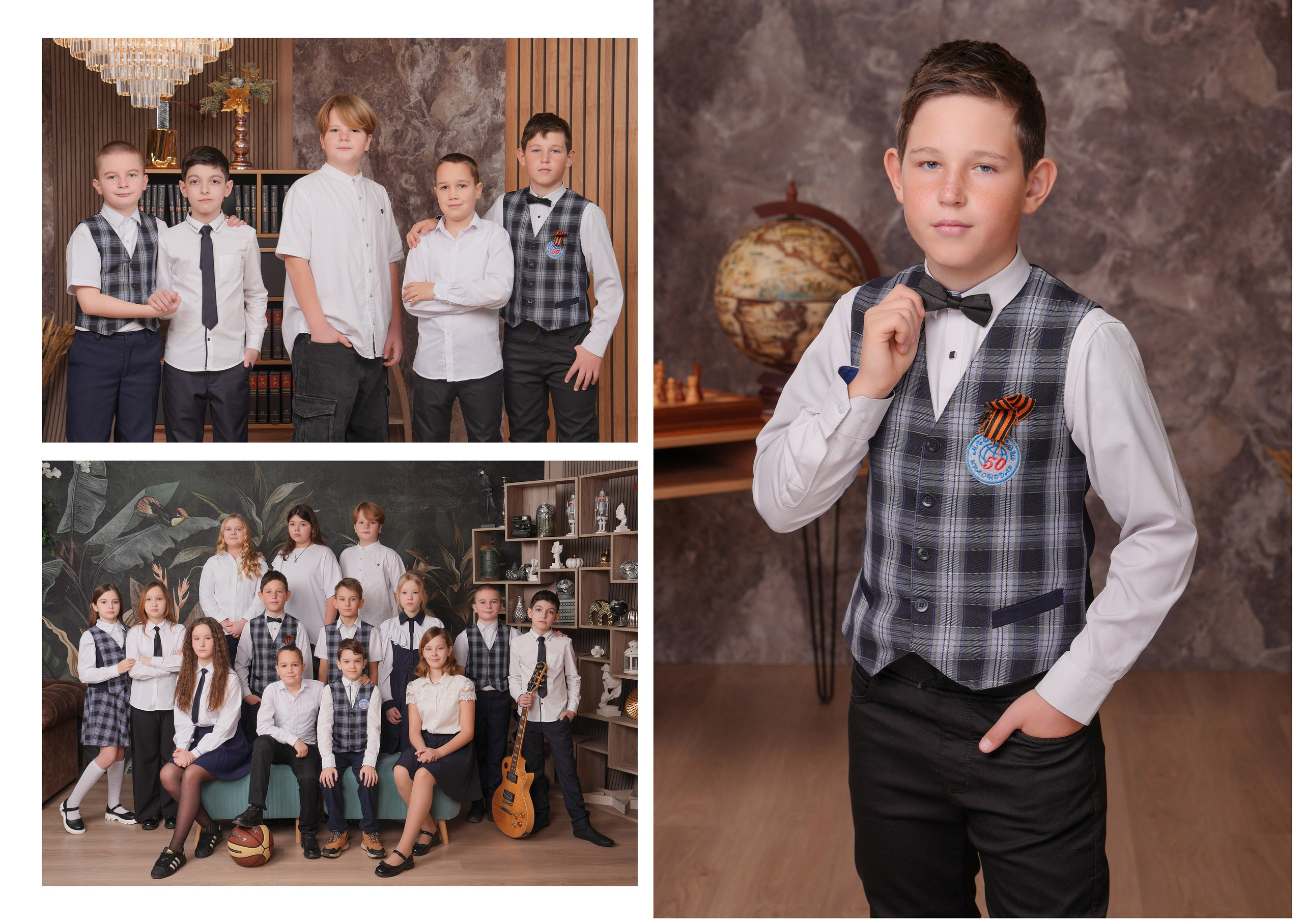 ШКОЛА 50 — 4 «В» класс. Красивый выпускной альбом в Краснодаре