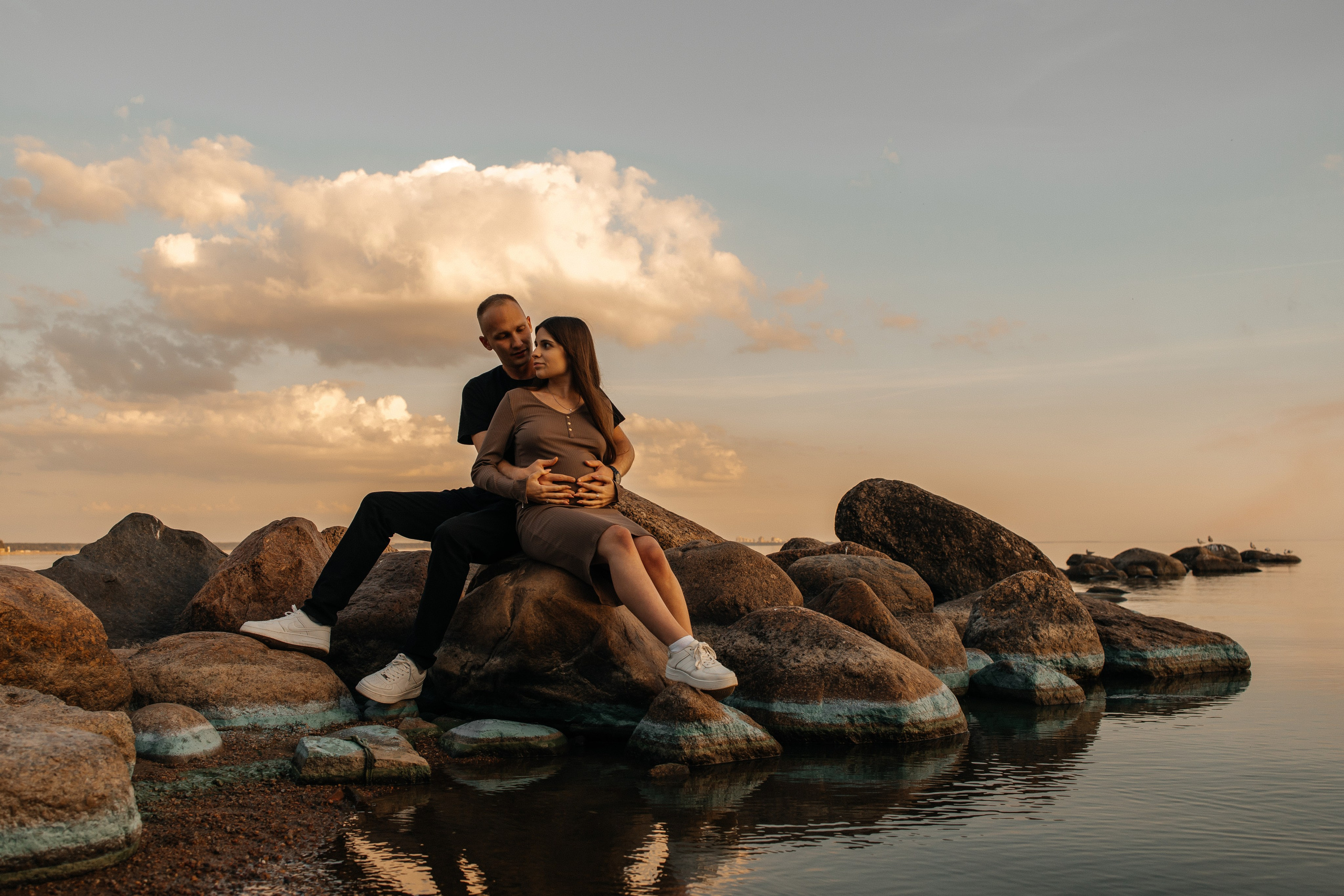 Гендер-пати для двоих на заливе. Фотограф в Санкт-Петербурге Виктория Безверхая