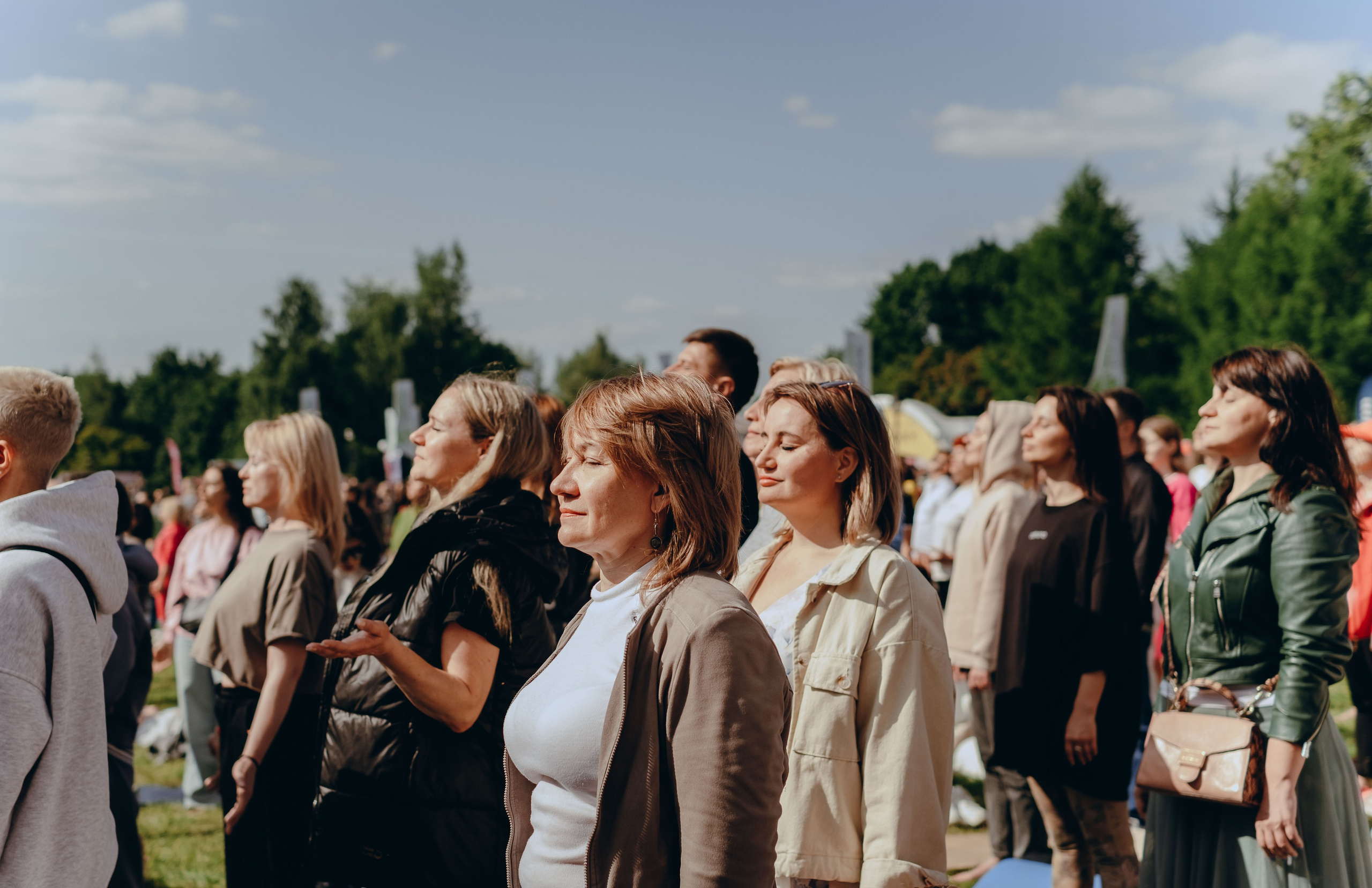 XI Международный день Йоги в Москве. Фотограф Аннё| Москва