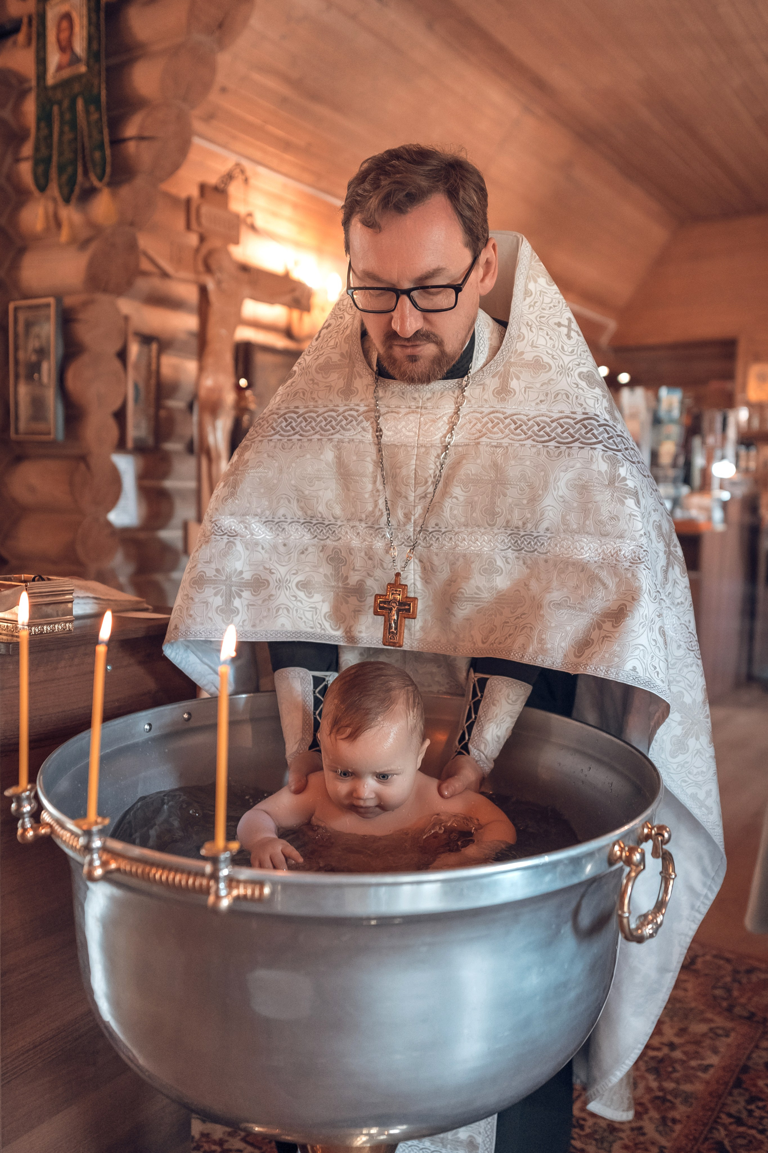Таинство Крещения Варвары в Храме Рождества Пресвятой Богородицы. Главная