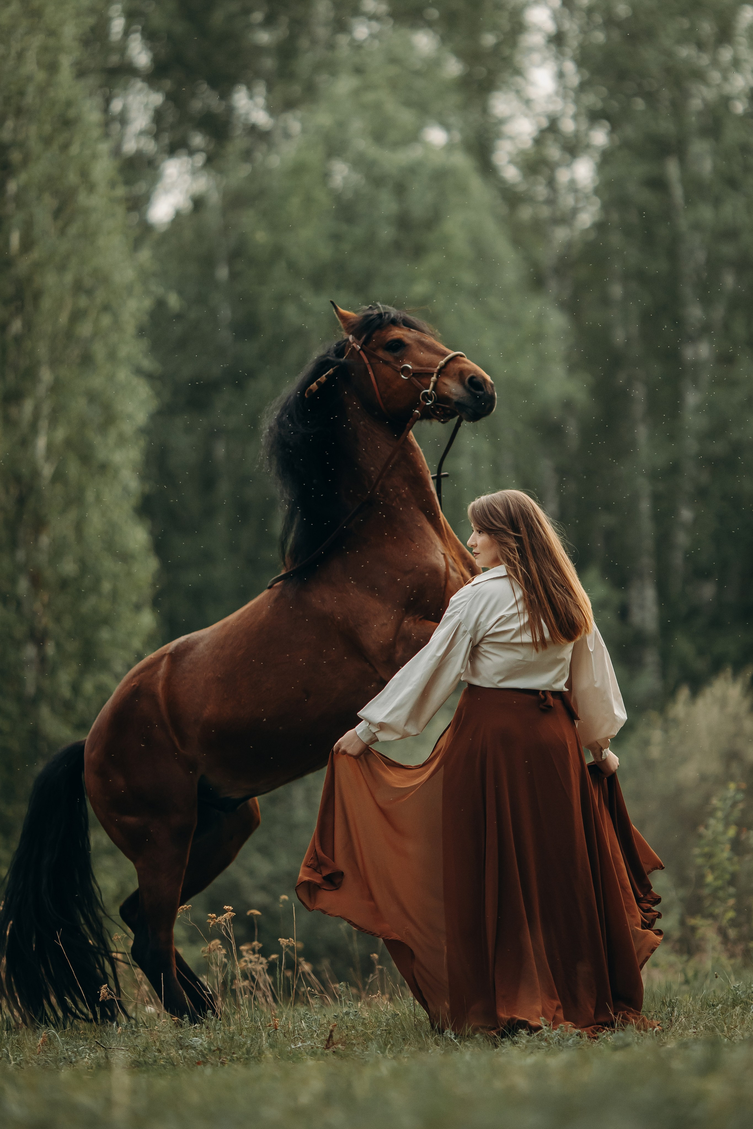 Ксения и Талисман. Анна Молчанова конный фотограф в Тюмени | фотосессии с лошадьми Тюмень