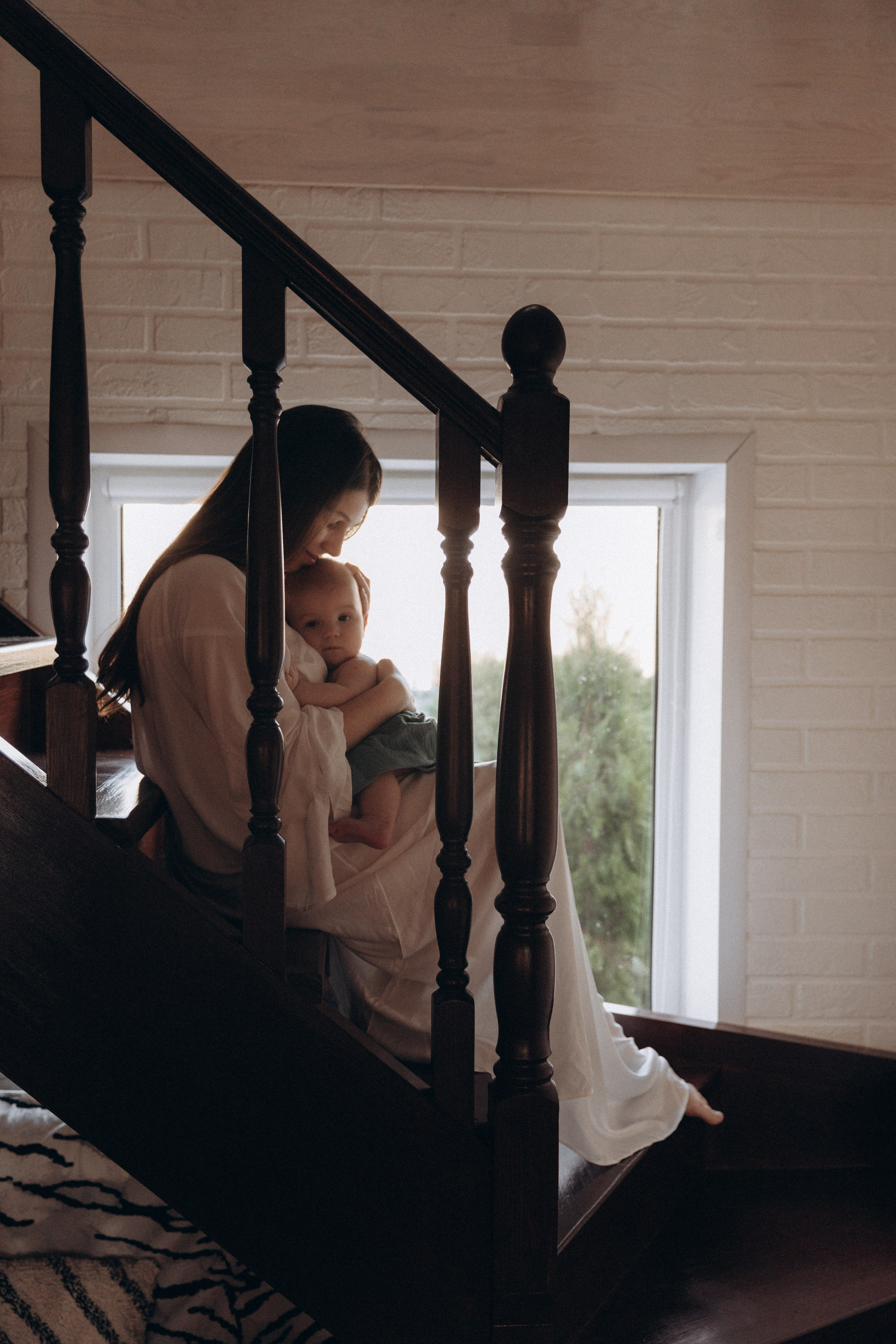 Мама и малыш, домашняя история. Фотограф Ульяна Дивина в Нижнем Новгороде и Нижегородской области