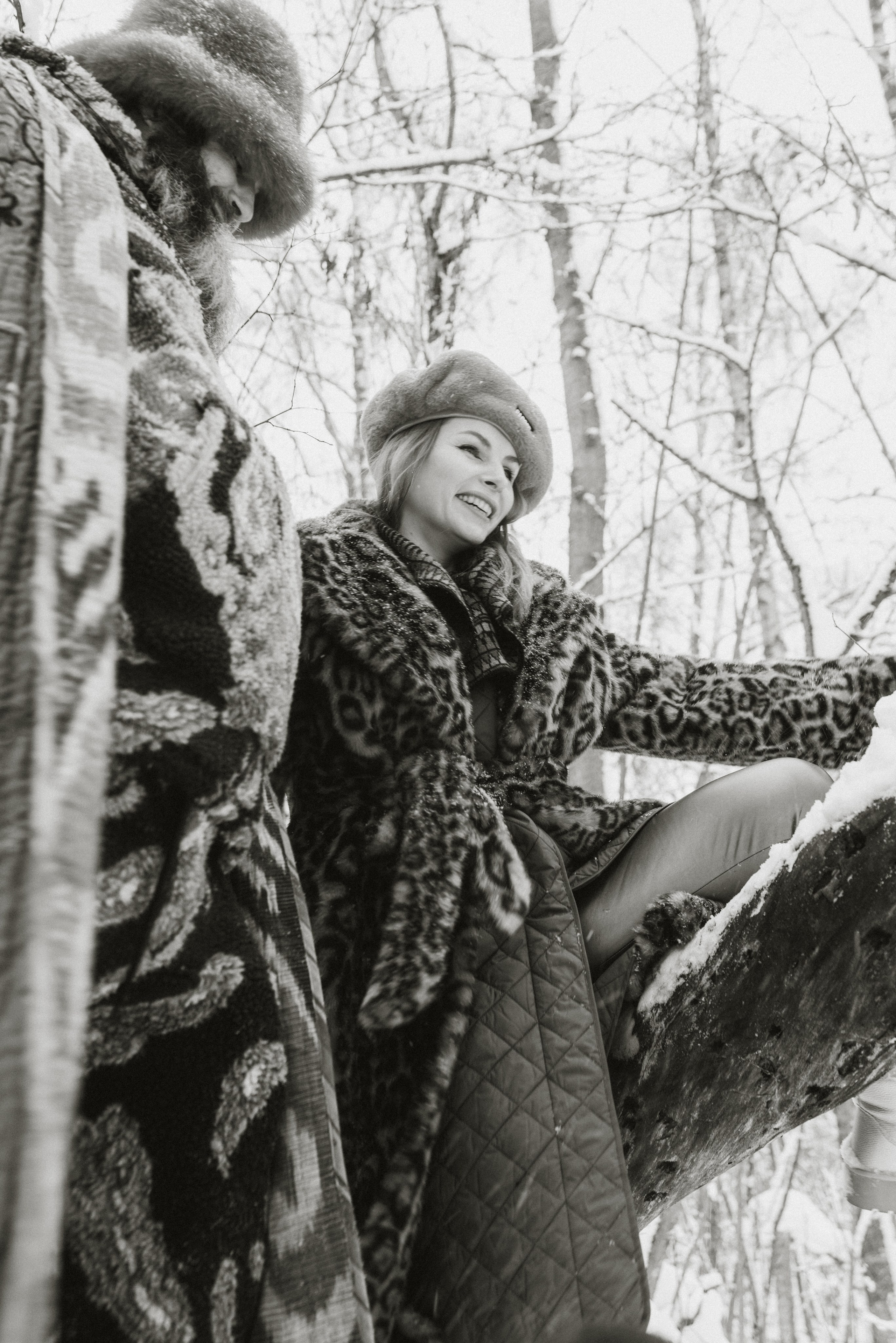 Свадебная съёмка в зимнем лесу. Фотоведьма Дарья Нечинская