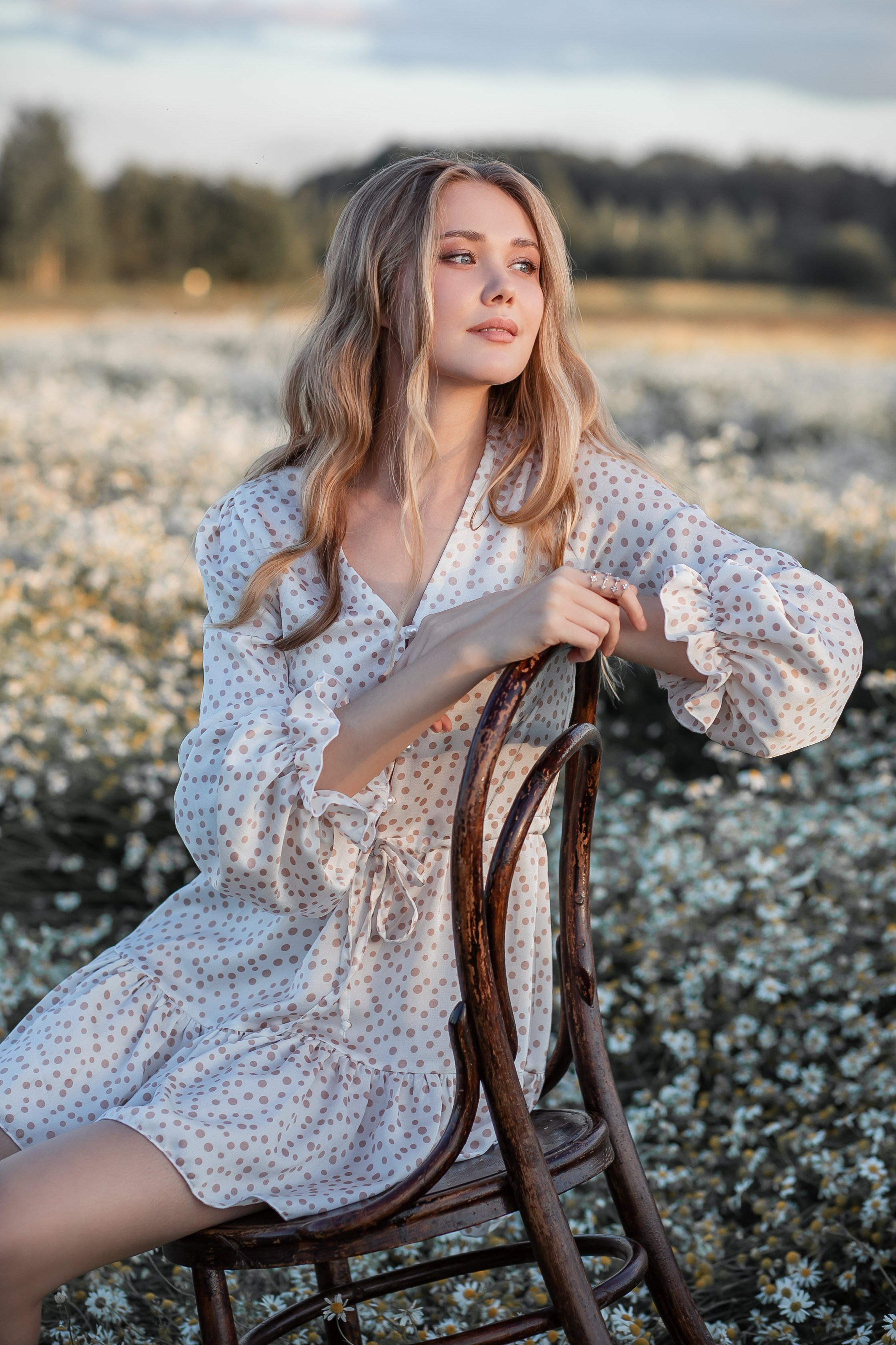 Алена. Фотодень в ромашках. Свадебный и семейный фотограф в Колпино и СПб Юлия Папанова