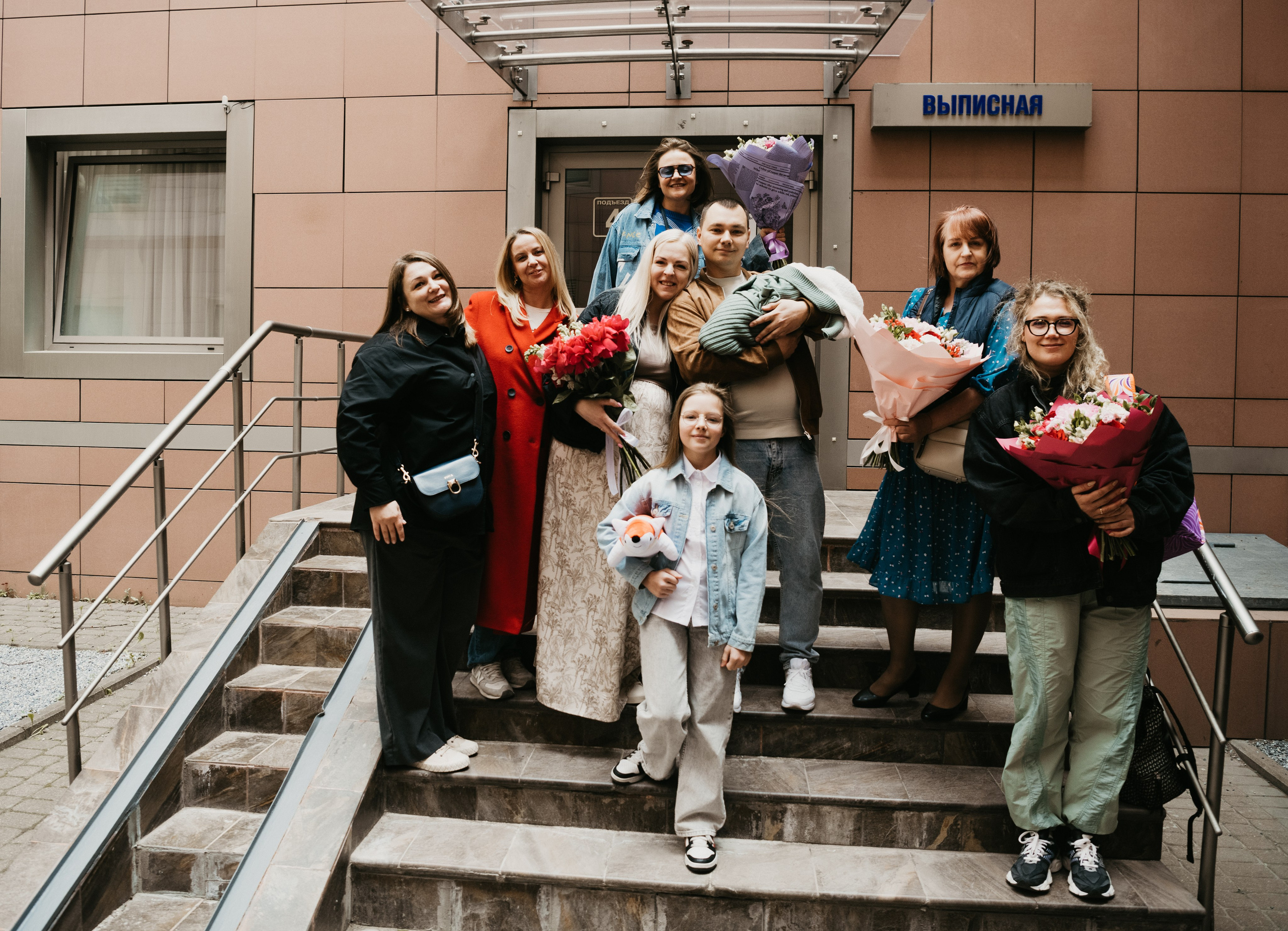Выписка Степана на Севастопольском. Фотограф на выписку из роддома в Москве и МО