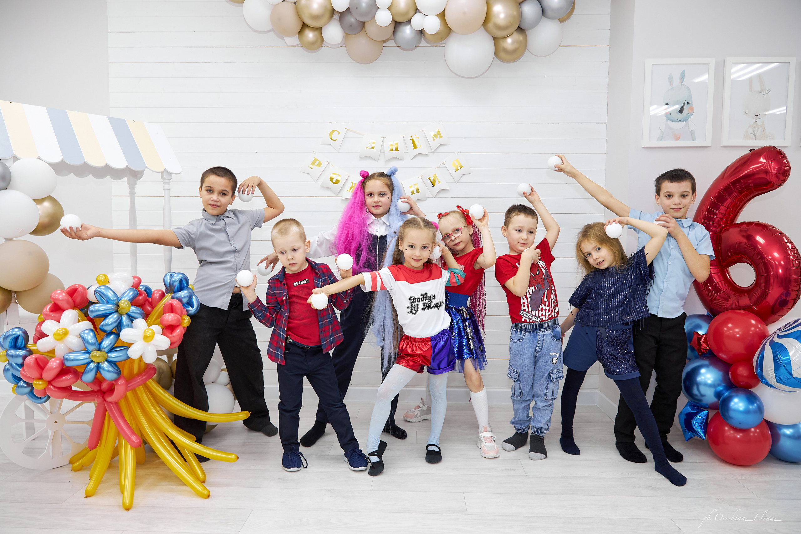 Съёмка детского дня рождения. Свадебный и семейный фотограф в Ульяновске Орешина Елена